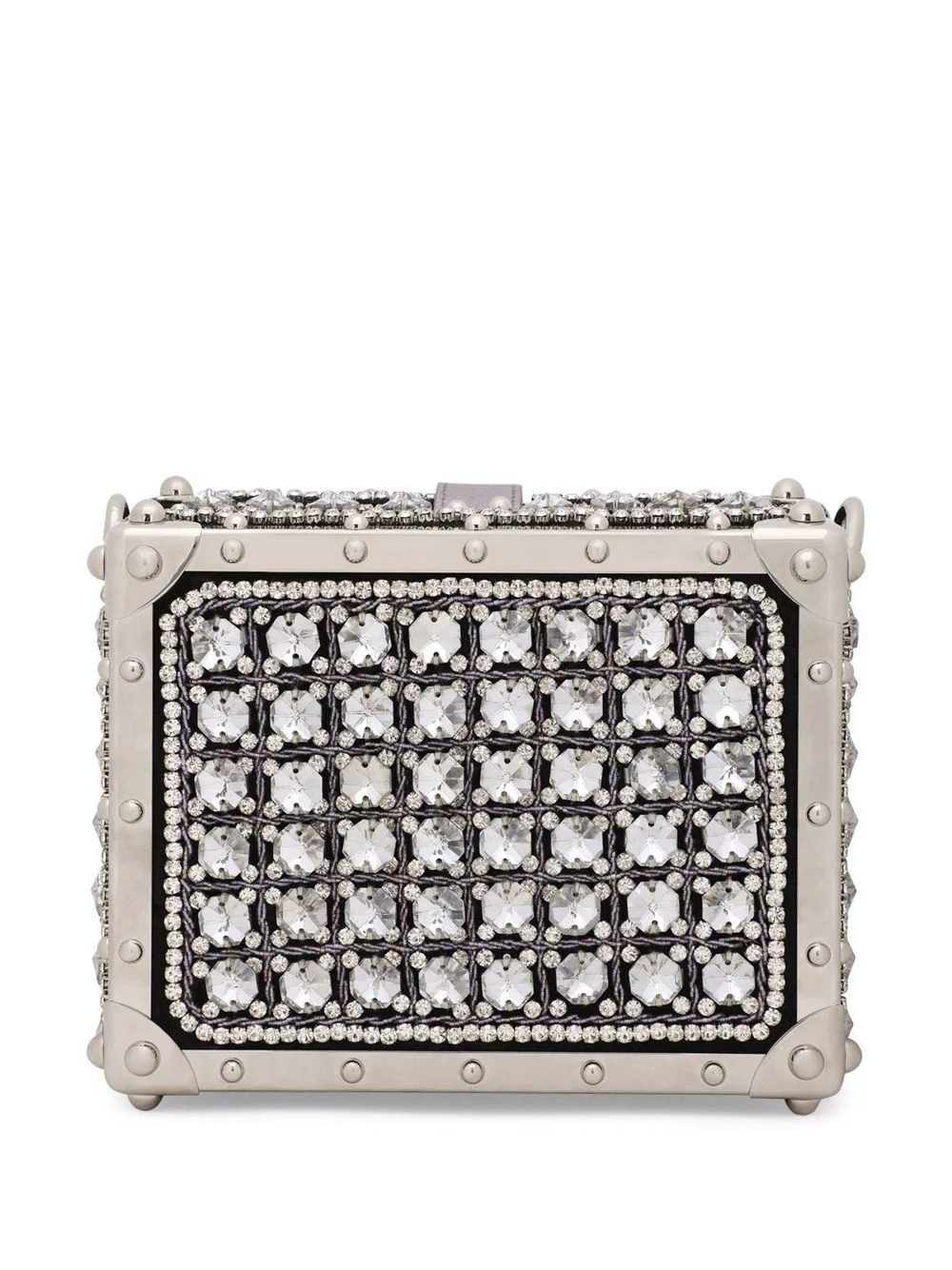 Dolce crystal-embellished box bag - 3