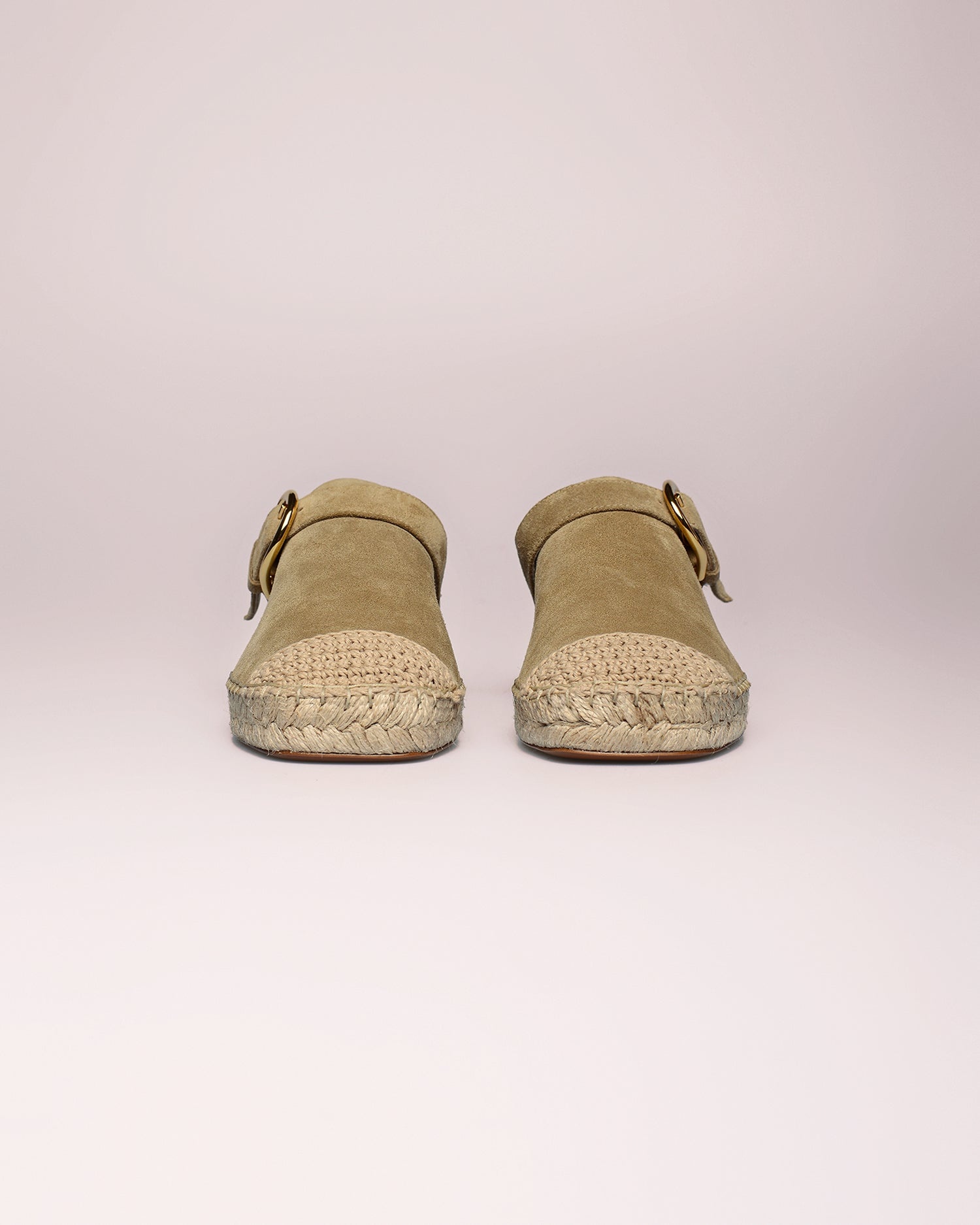 Cow Suede Contrast-Toe Espadrilles - 3