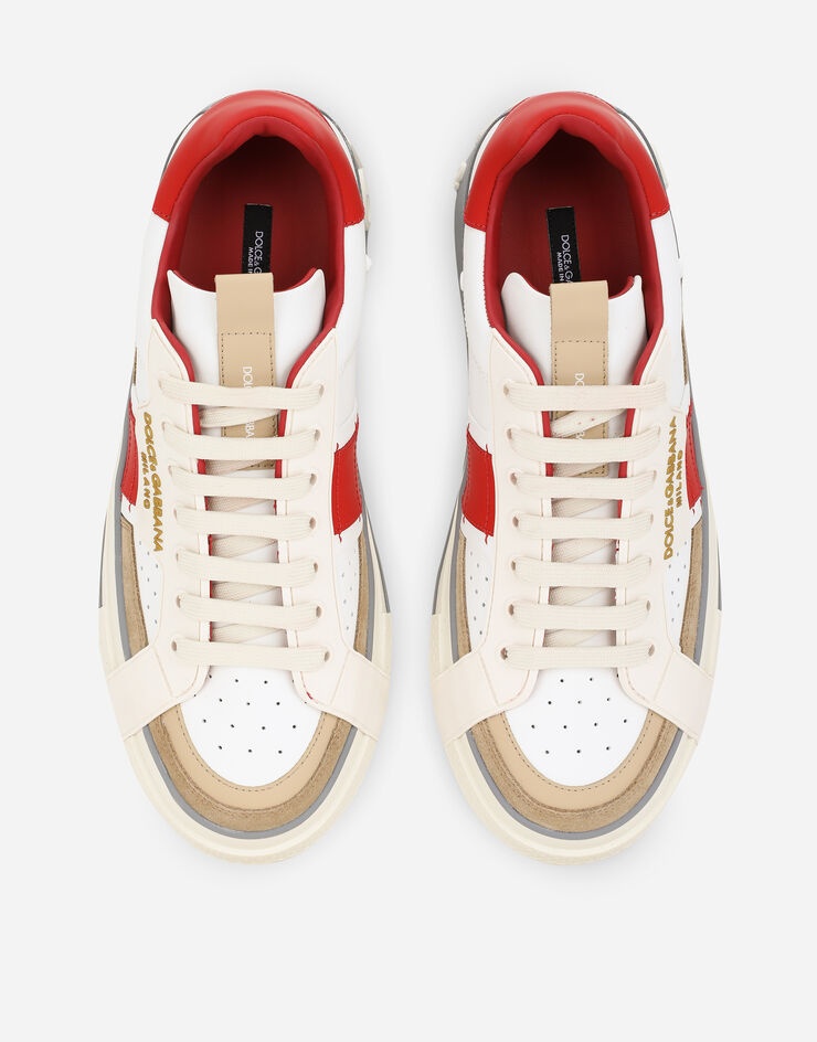 Calfskin Custom 2.Zero sneakers with contrasting details - 4