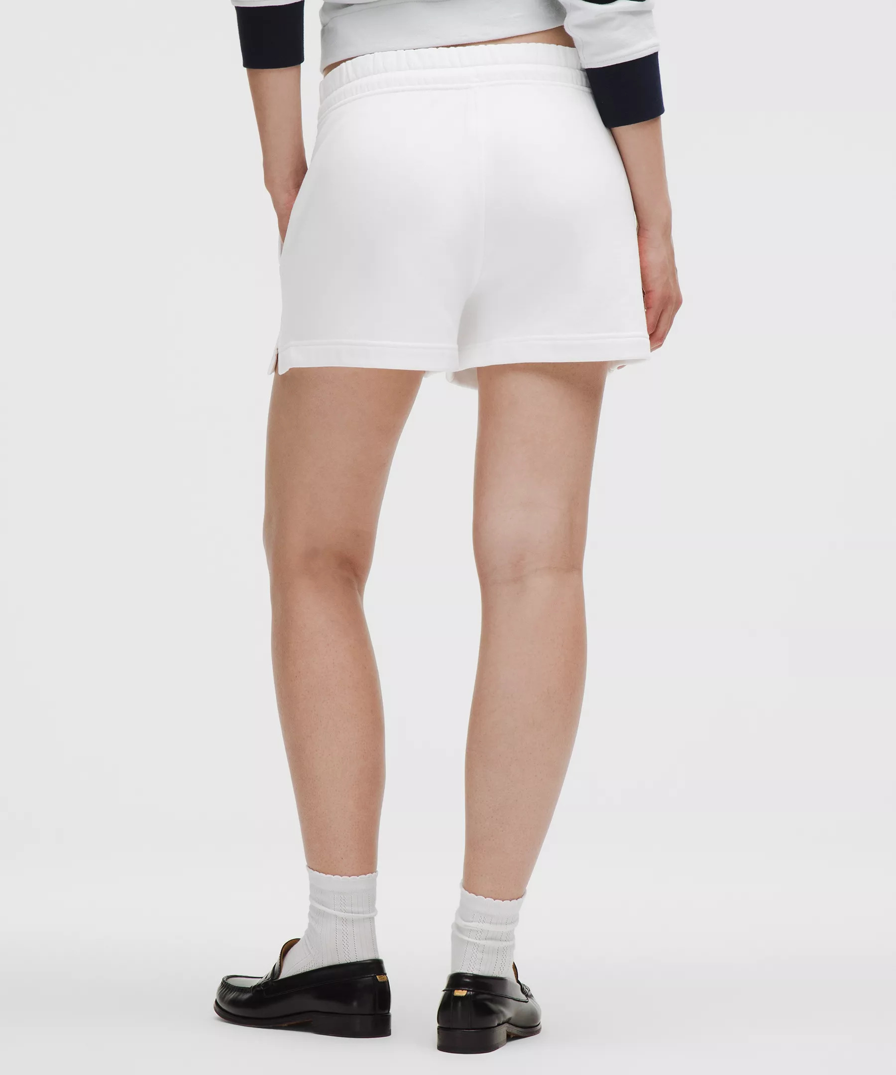 French Terry Mid-Rise Tennis Short *Graphic - 3