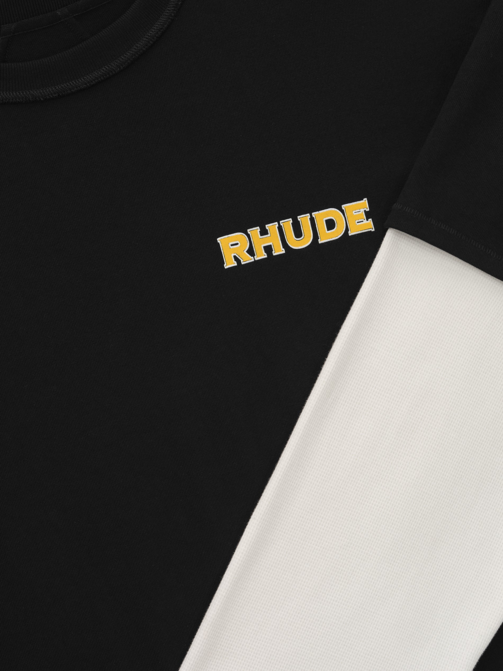RHUDE STEEL DOUBLE-LAYERED TEE - 5