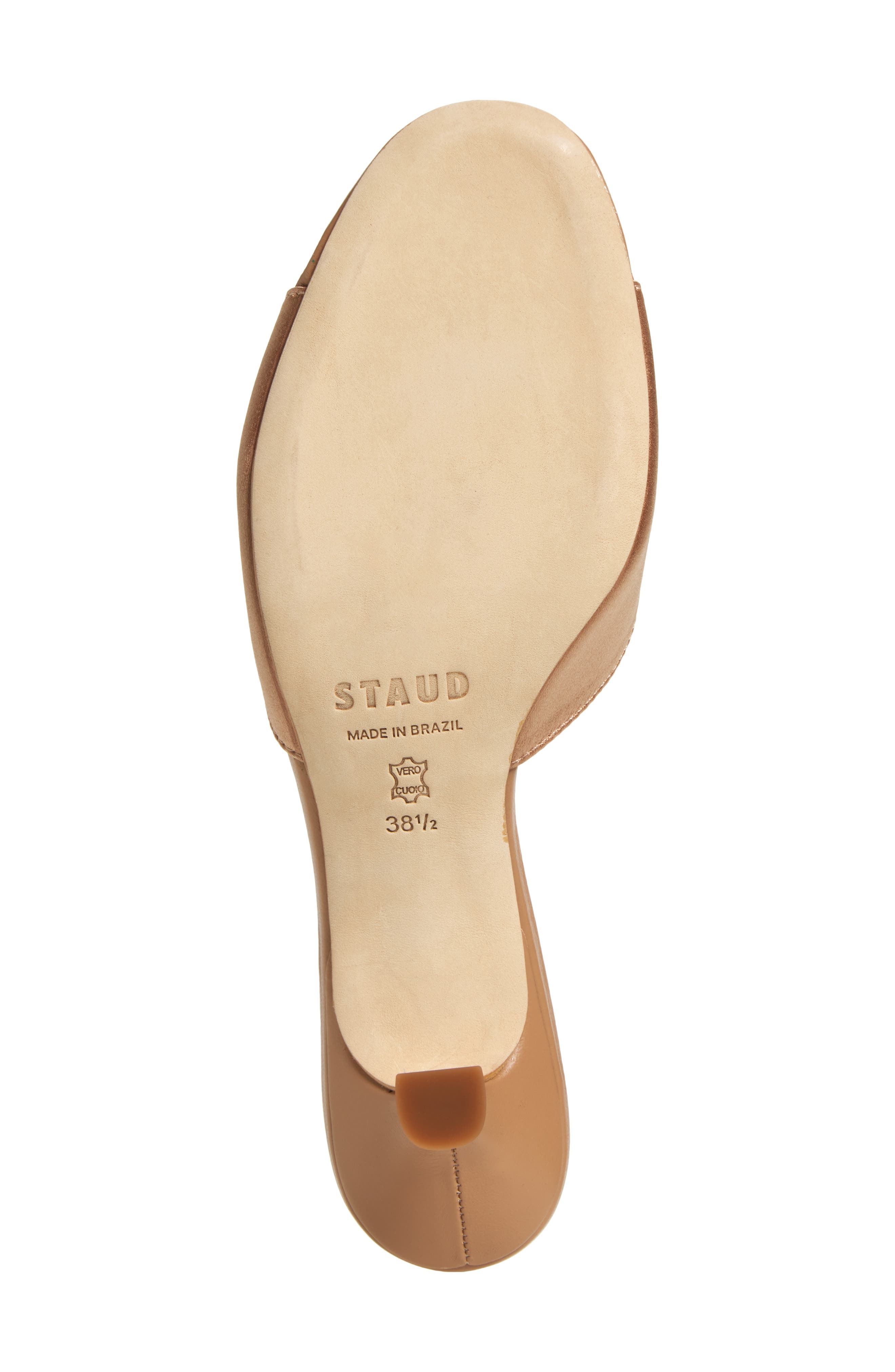 STAUD Brigitte Slide Sandal in Camel at Nordstrom - 6