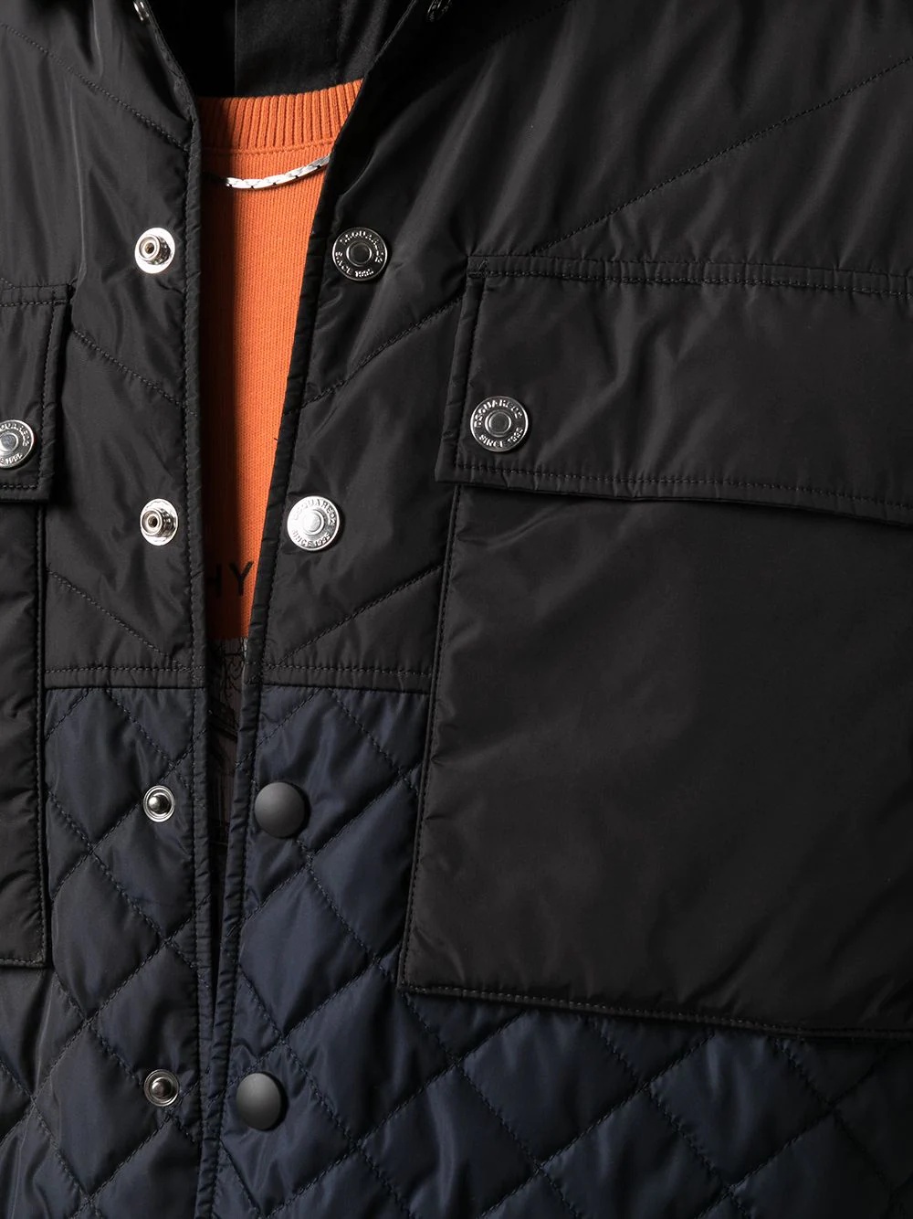 flap-pocket quilted jacket - 5