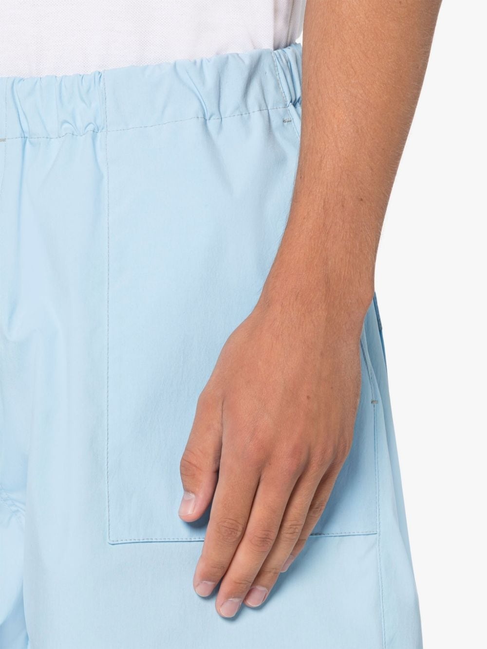 PLAIN CAPTAIN SKY BLUE ECO DRY SHORTS - 5