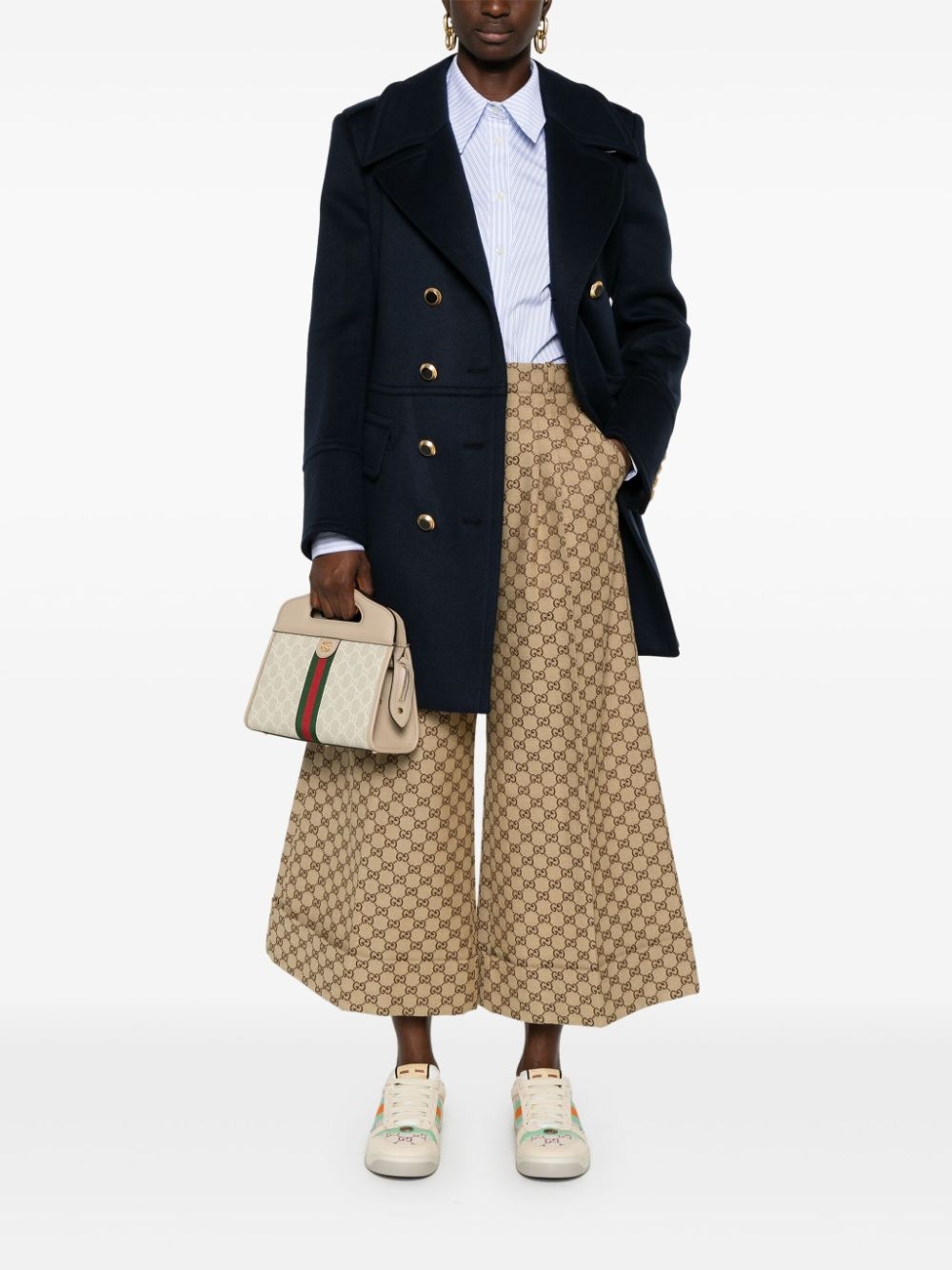 GG canvas trousers - 2
