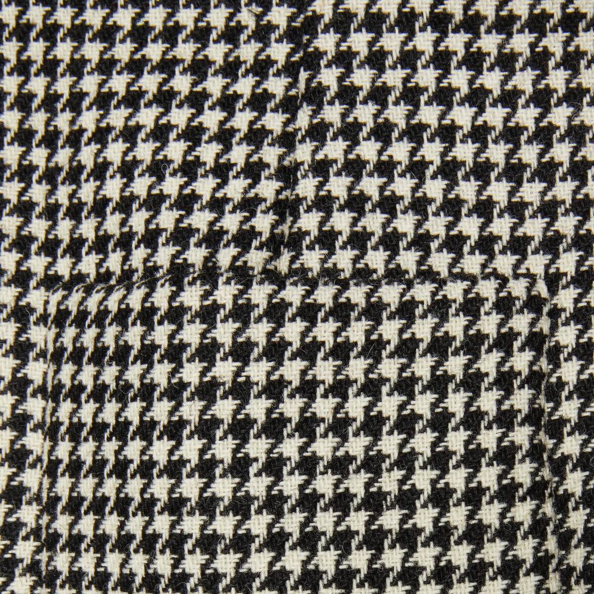 Houndstooth wool shorts - 5