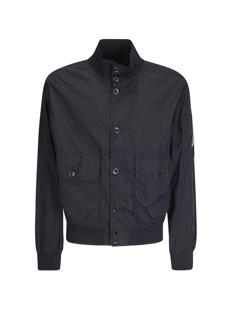 Chrome-R button bomber jacket 1