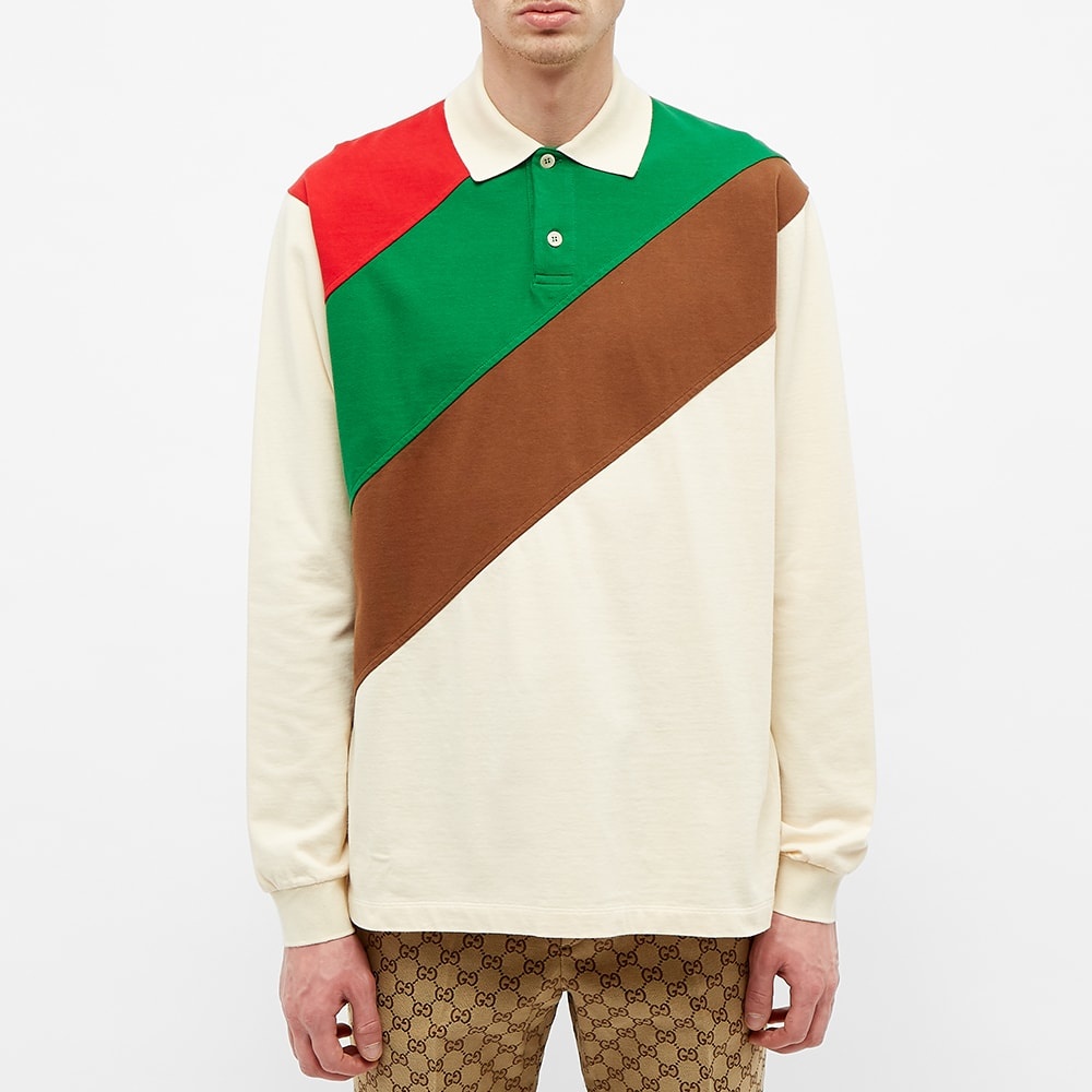 Gucci Long Sleeve Rugby Polo - 3