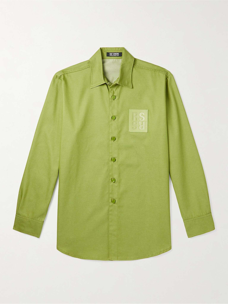 Logo-Appliquéd Denim Shirt 1