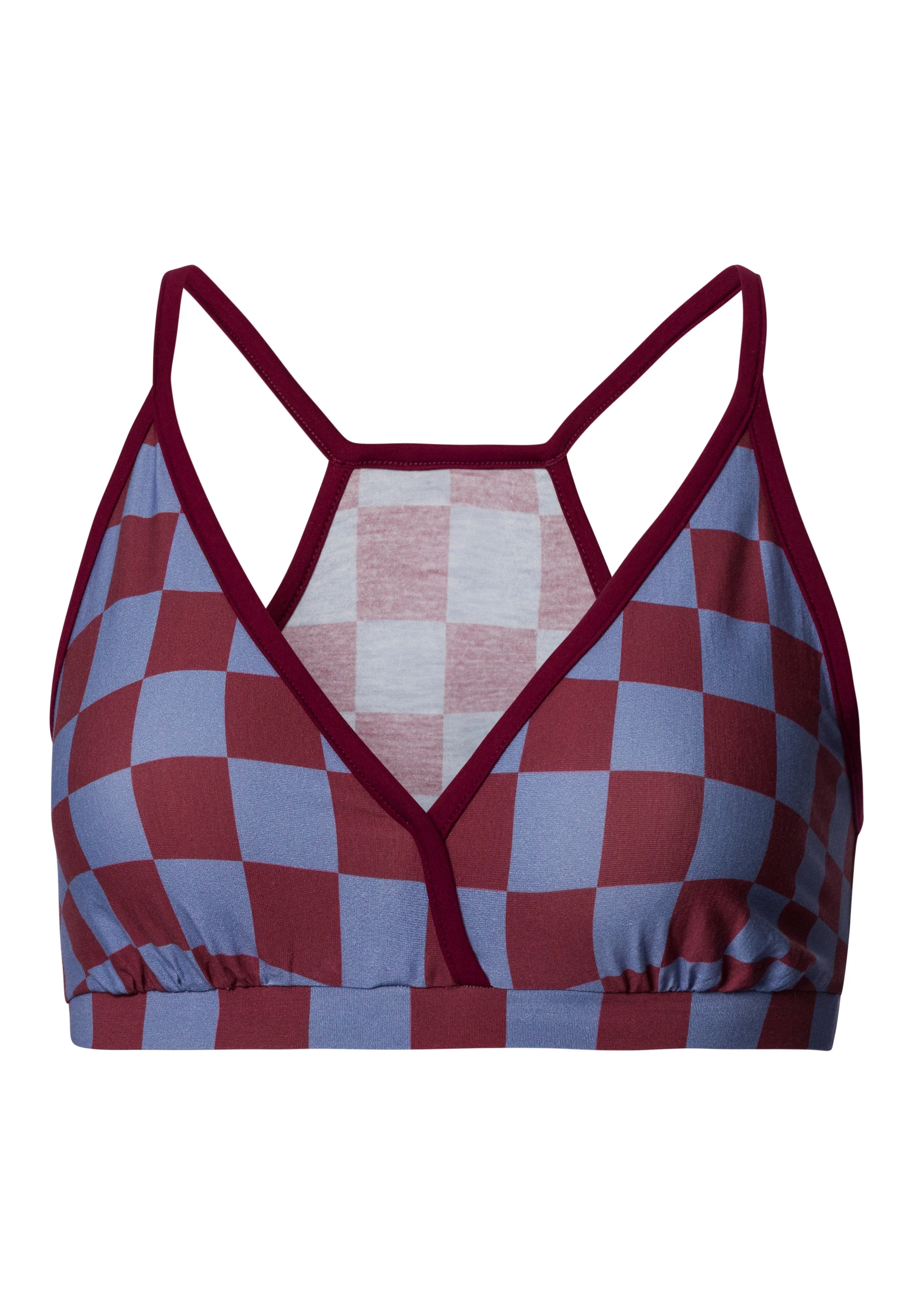 Arthur Arbesser X Hanro Tartan Cotton Crop Top - 1