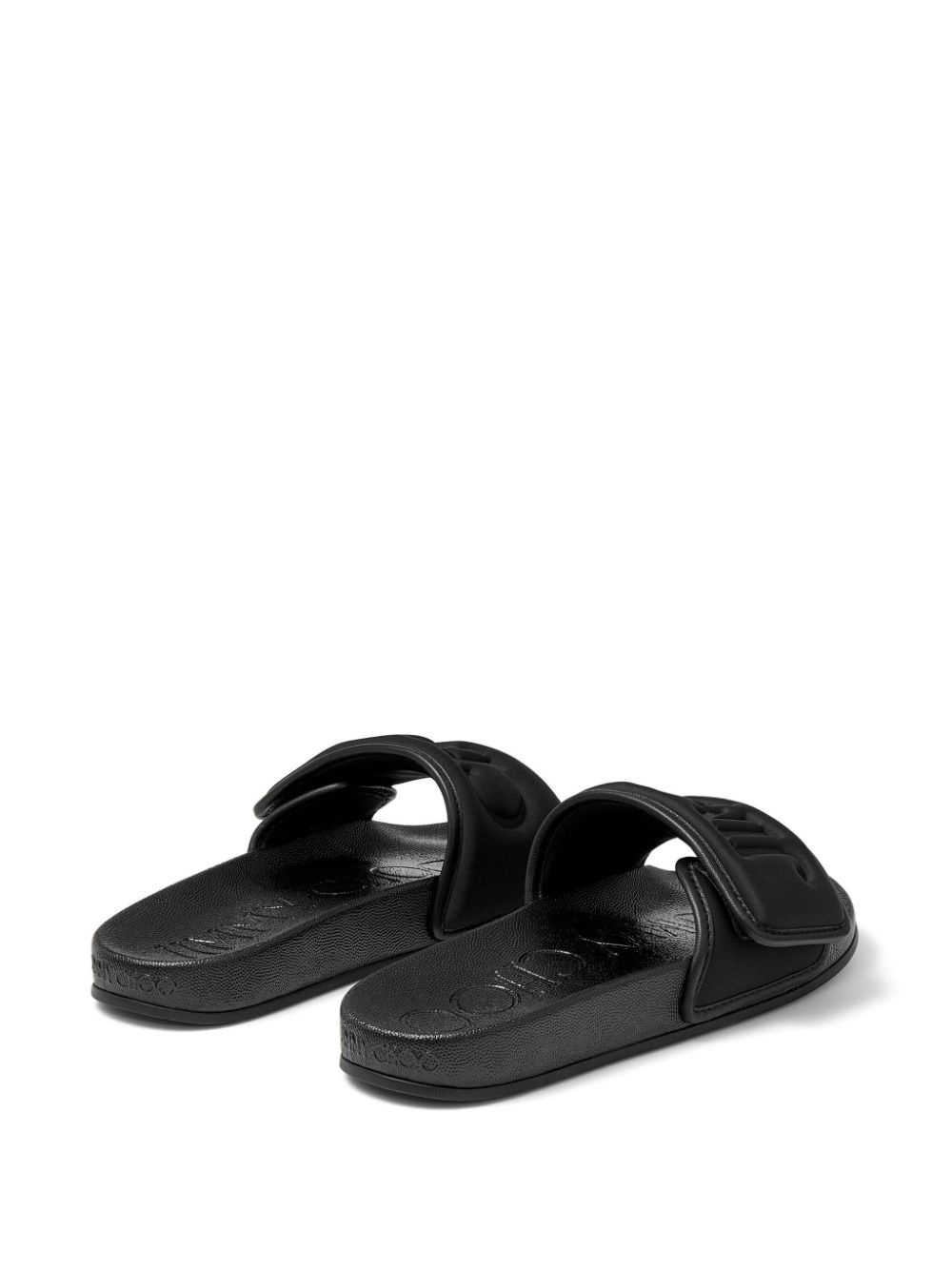 Fitz logo-debossed slides - 3