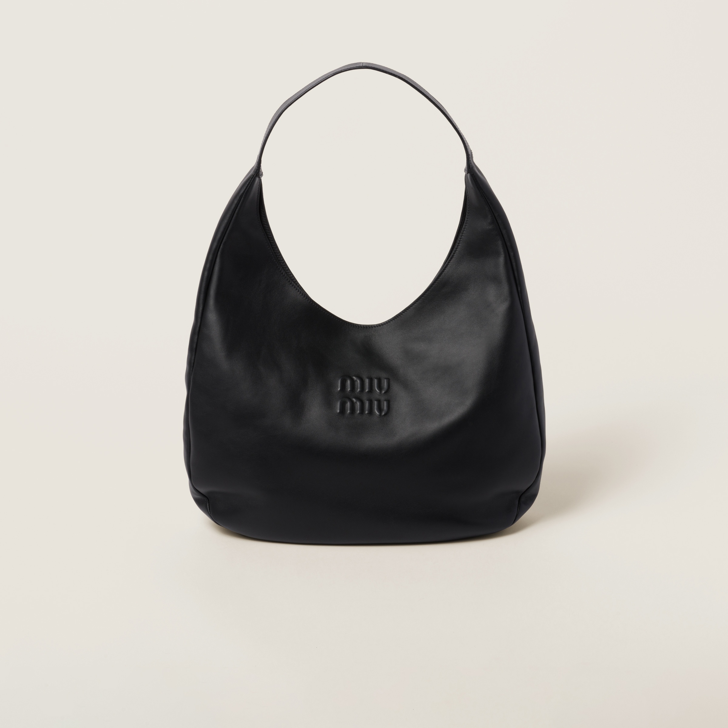 Leather hobo bag - 1