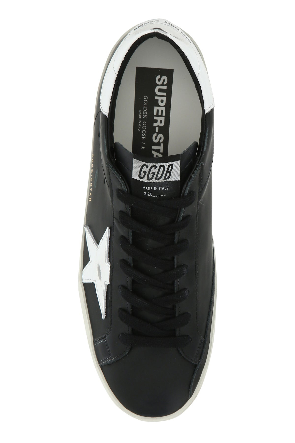 Black leather Super Star Classic sneakers - 4