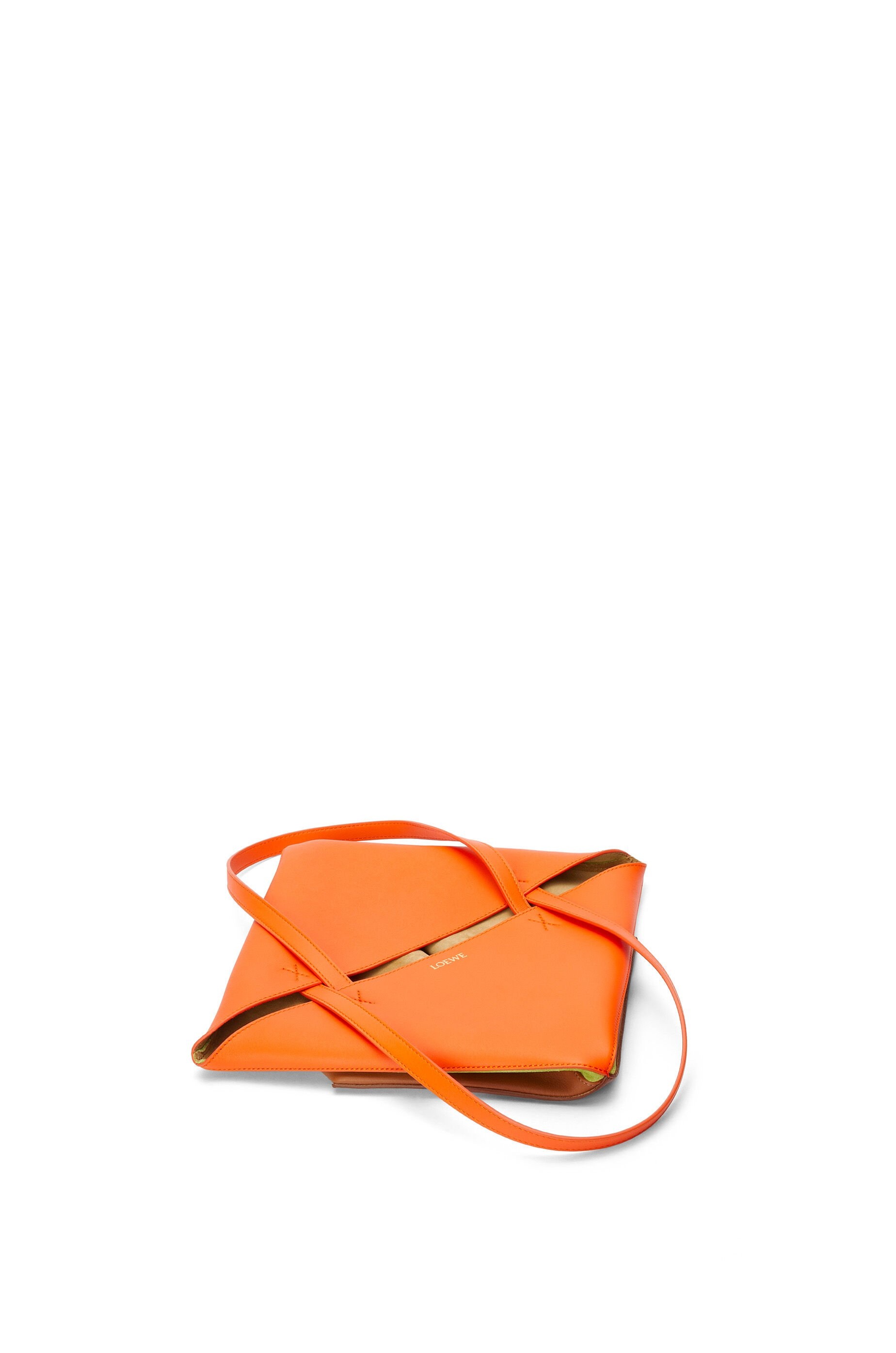 Medium Puzzle Fold tote in calfskin and suede - 6