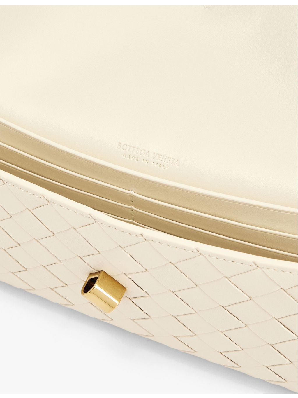 Long Andiamo intrecciato leather clutch bag - 5