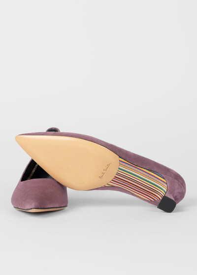 Paul Smith Suede 'Sonora' Heel Court Shoes outlook