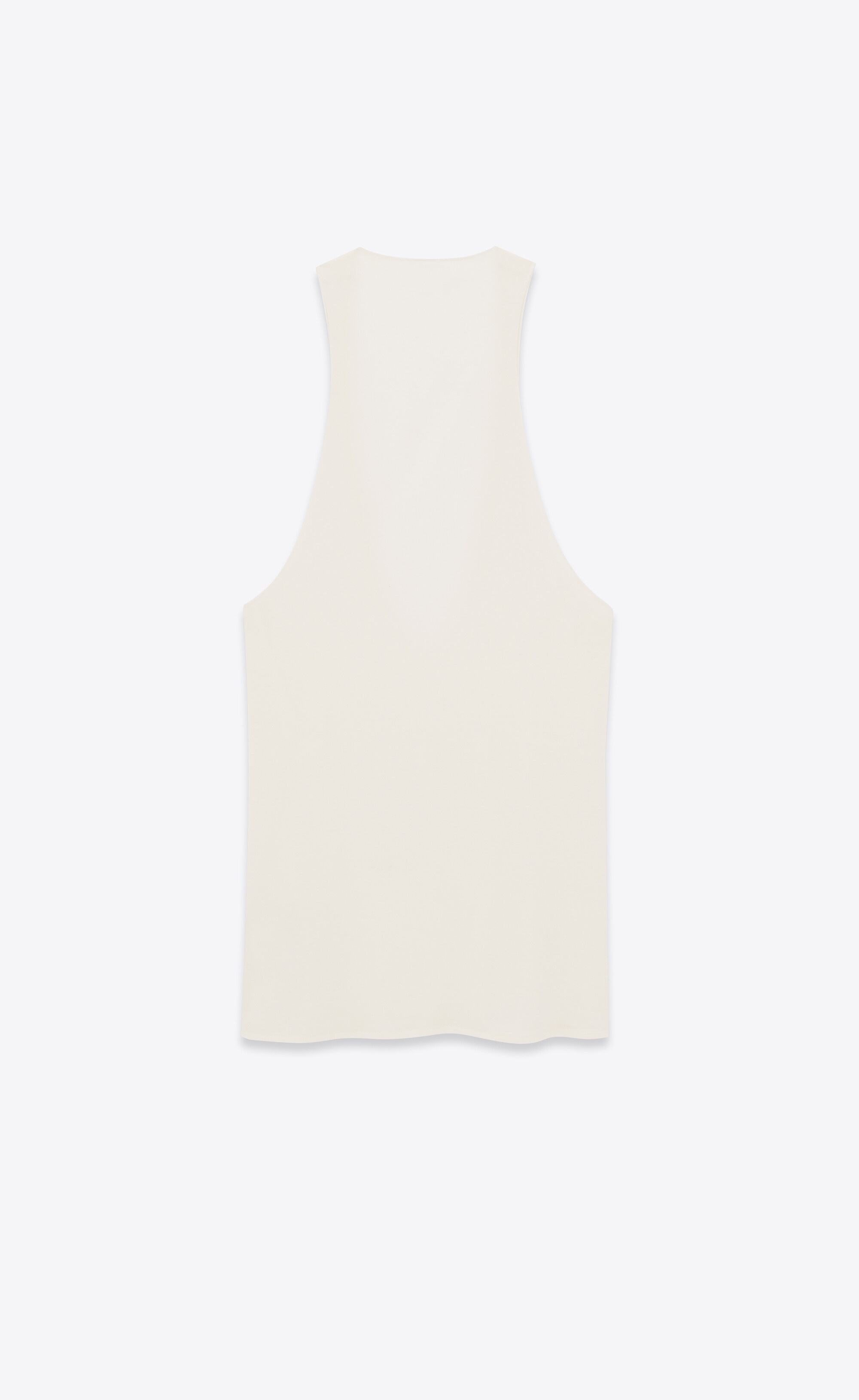 cassandre tank top in silk jersey - 2