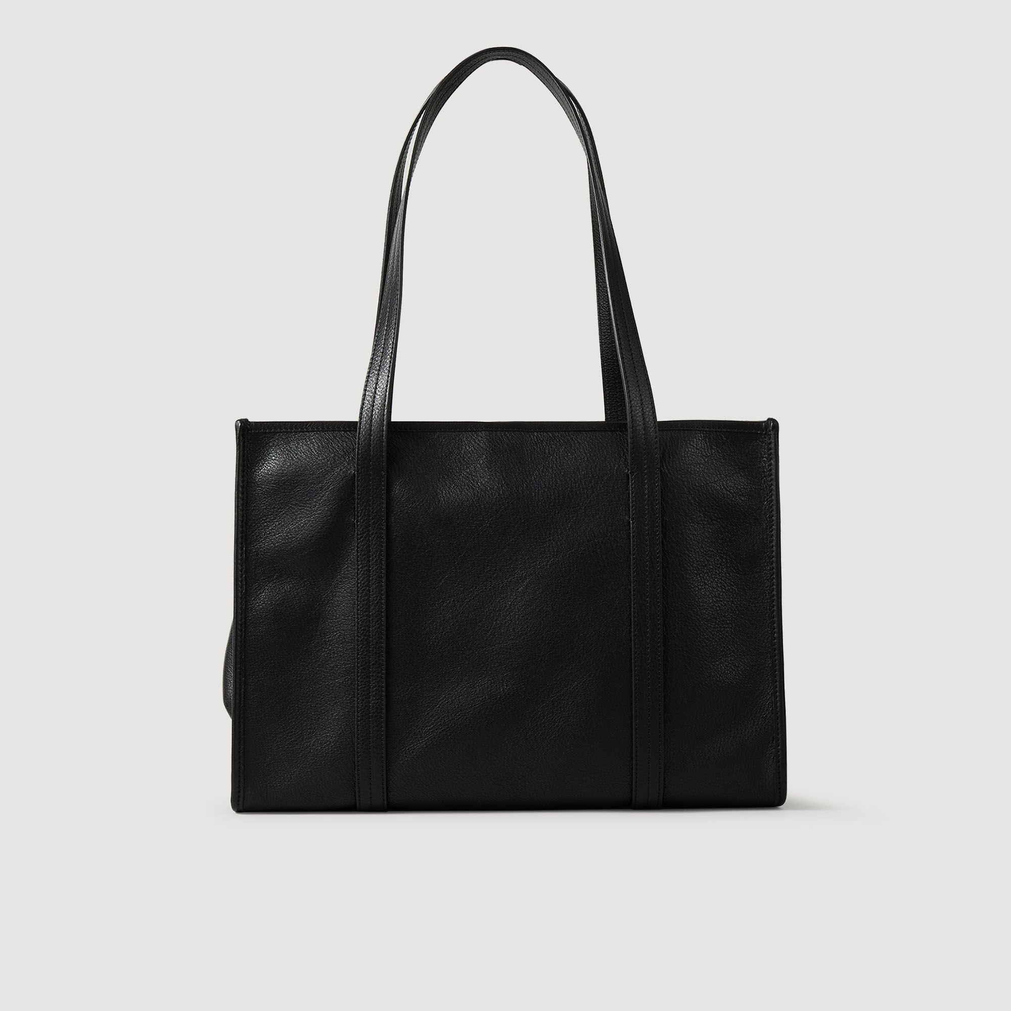 SOFT LEATHER TOTE BAG - 6