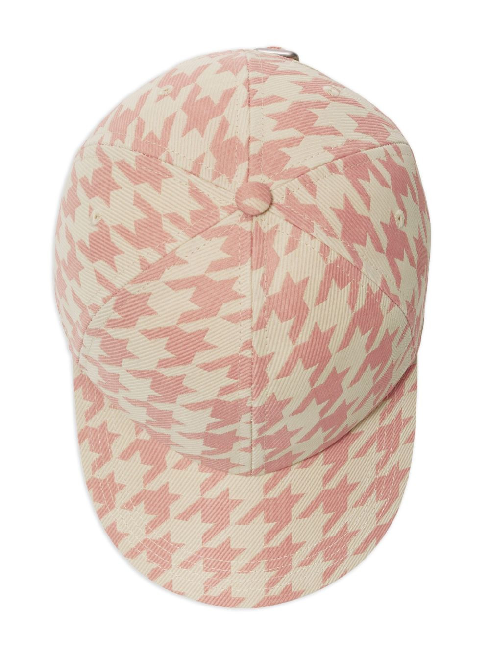 Houndstooth check baseball cap - 3