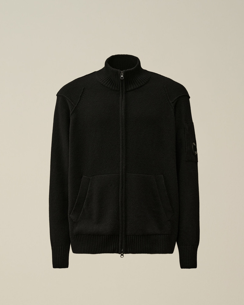 Lambswool GRS Zipped Cardigan 1