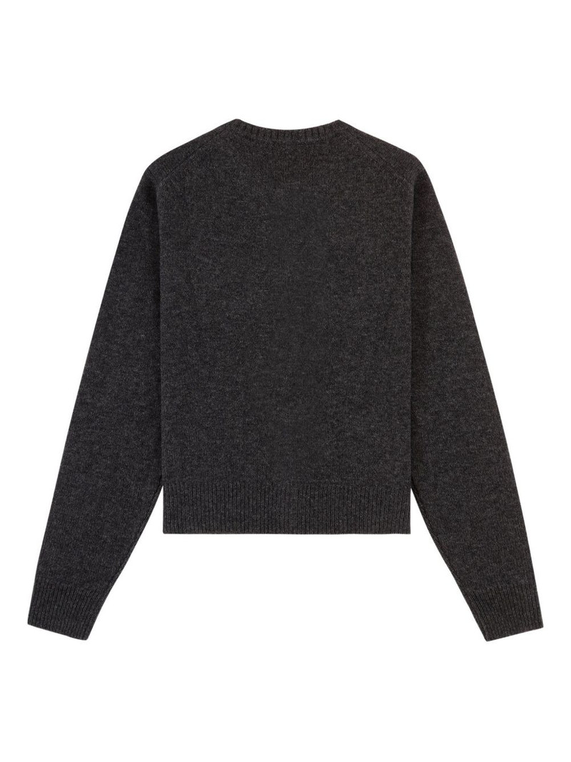 button logo cardigan 5