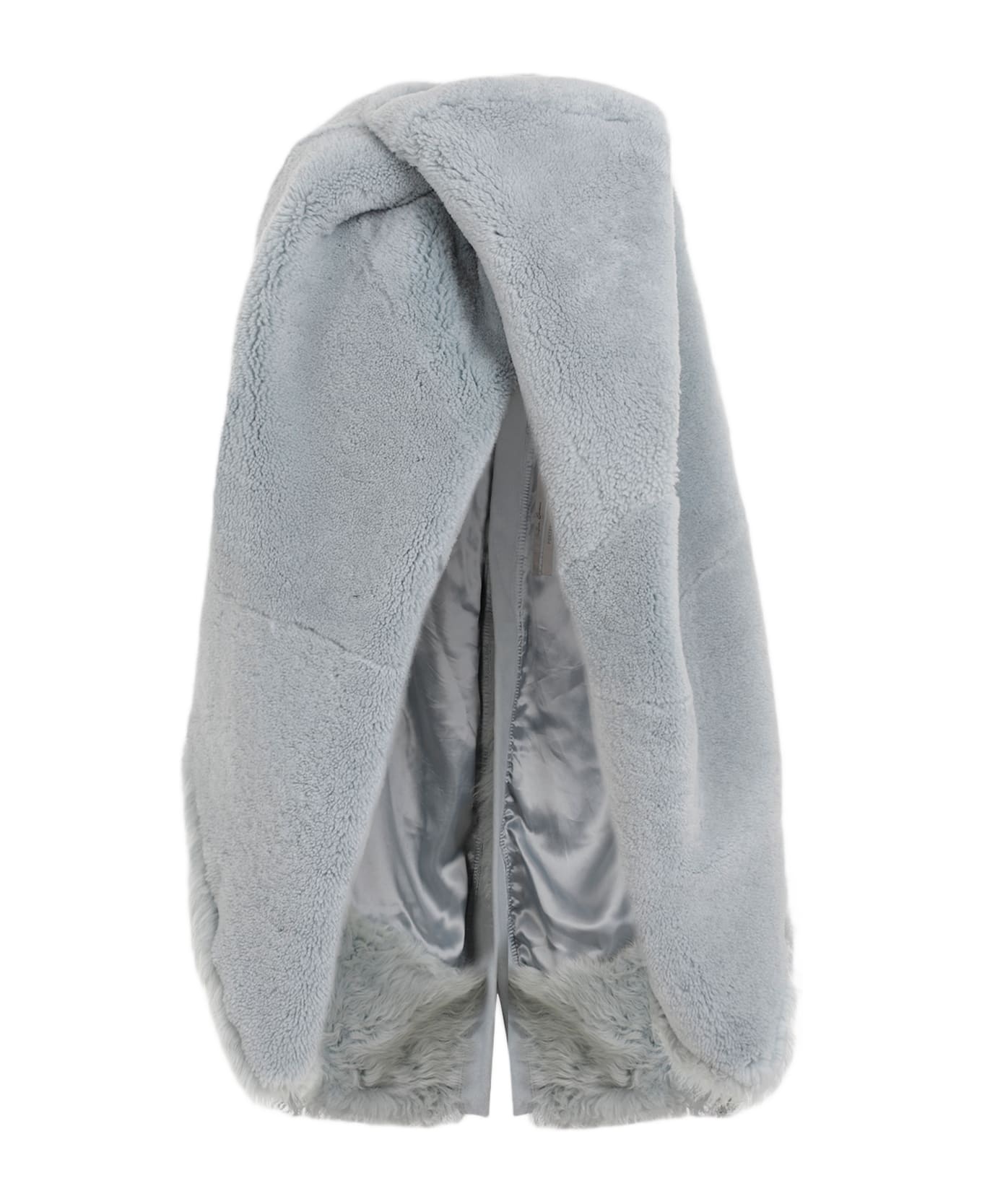 Short Masto Shearling Cape - 1