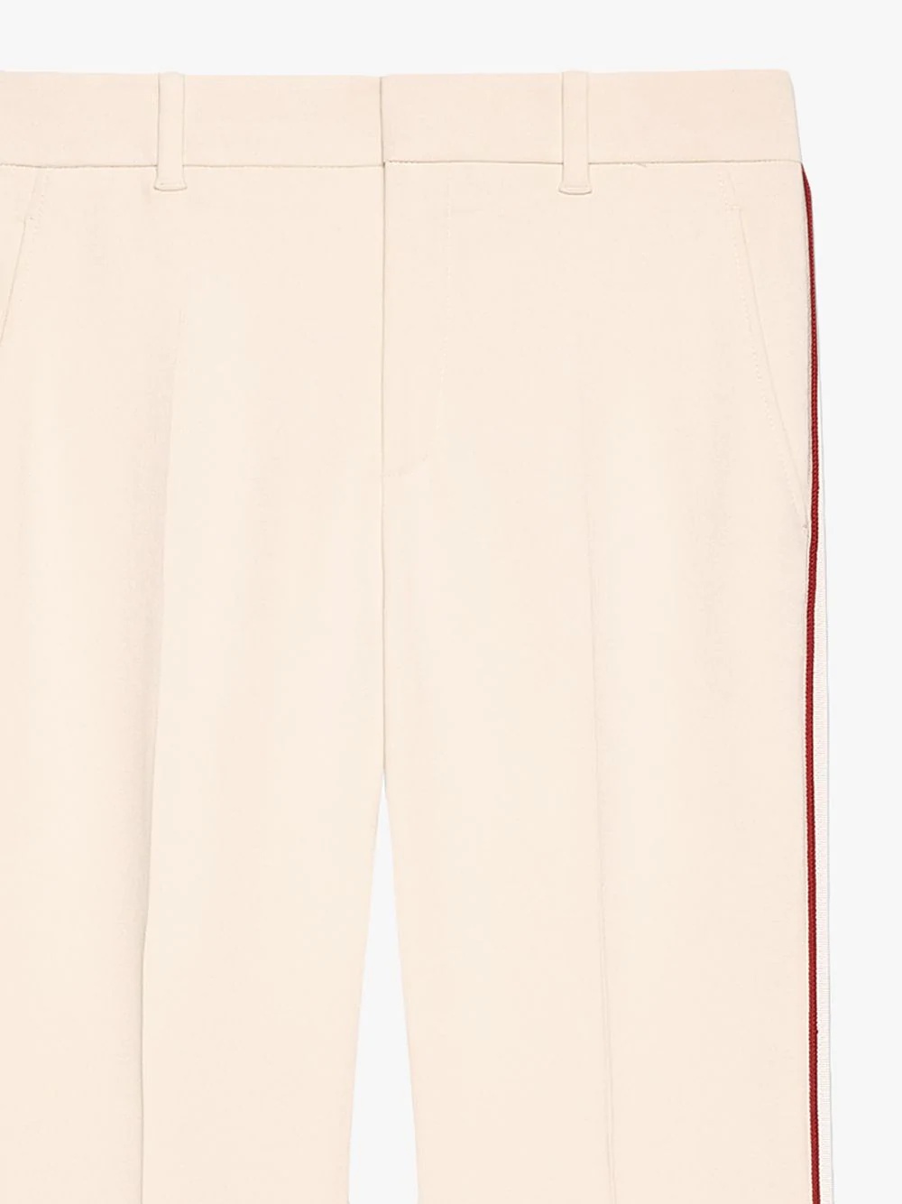 contrast trim bootcut trousers - 5