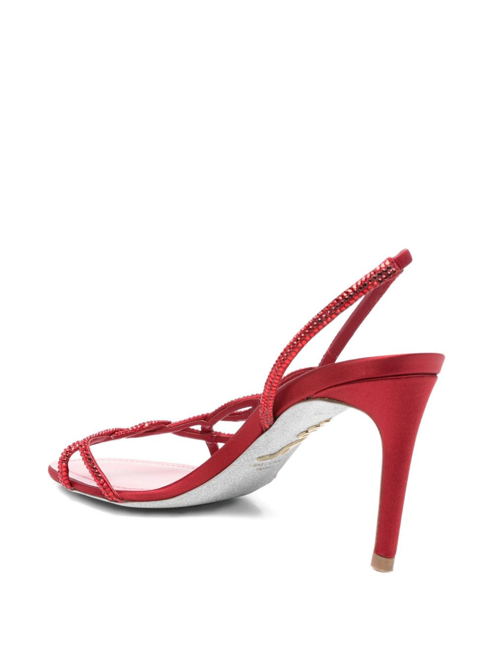 85mm crystal-embellished slingback sandals - 3
