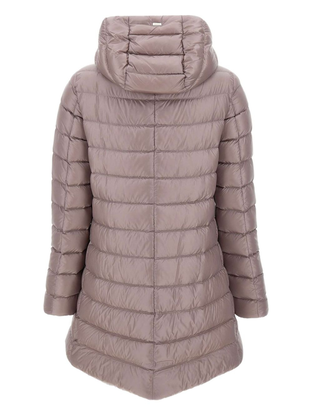 hooded quilted down jacket - 5