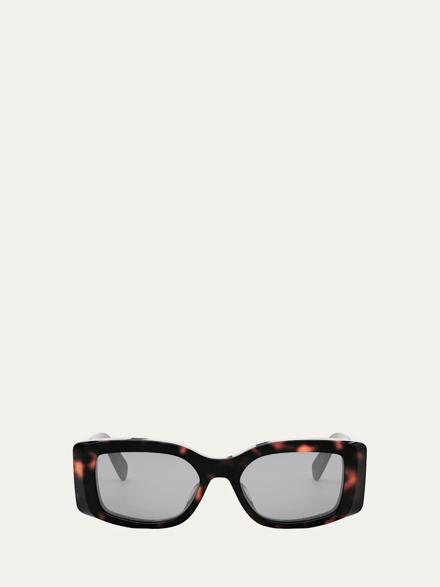 Triomphe Acetate Rectangle Sunglasses - 1