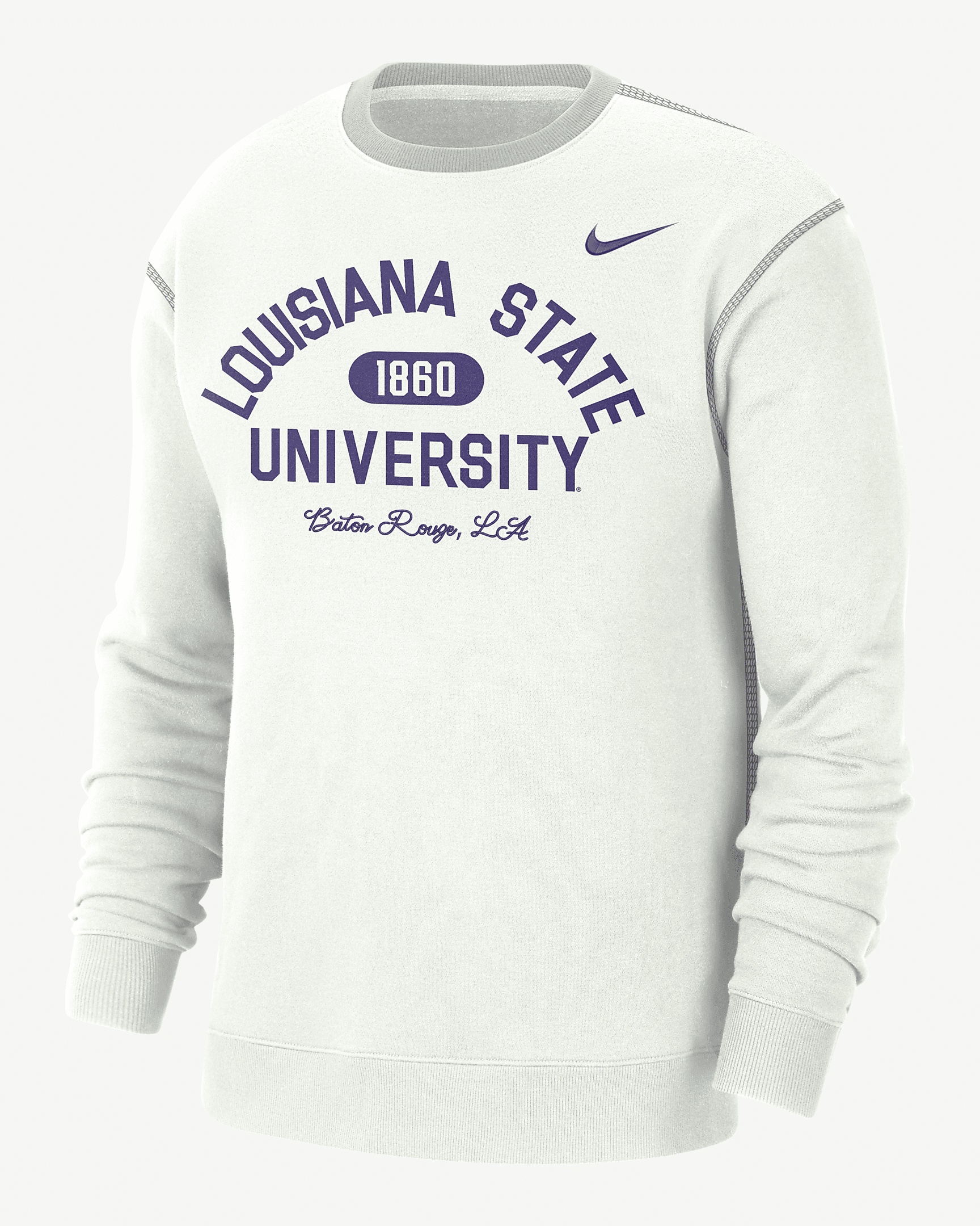 LSU Nike Men's College Crew-Neck Top - 1