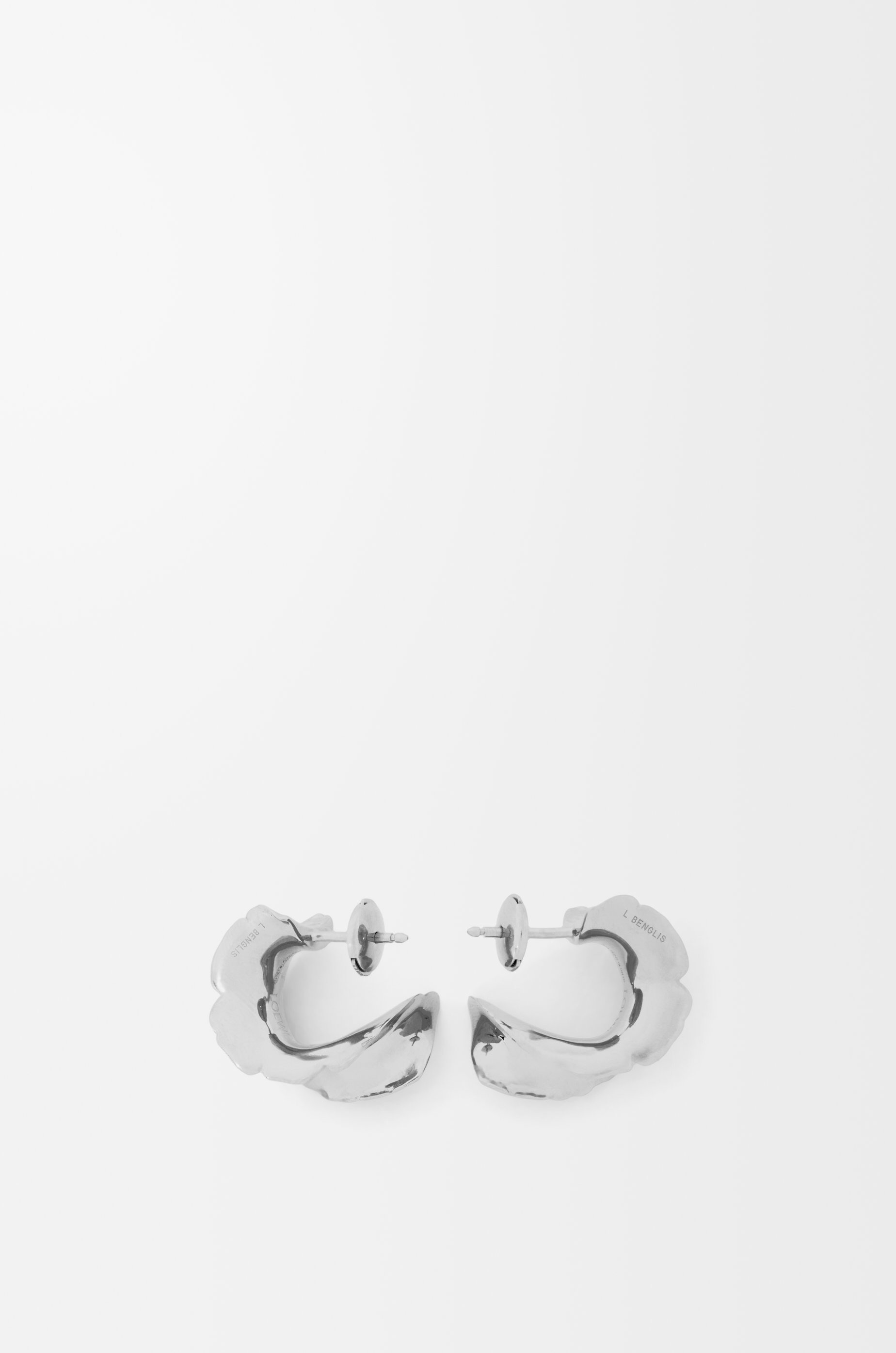 Elephant earrings in sterling silver - 3