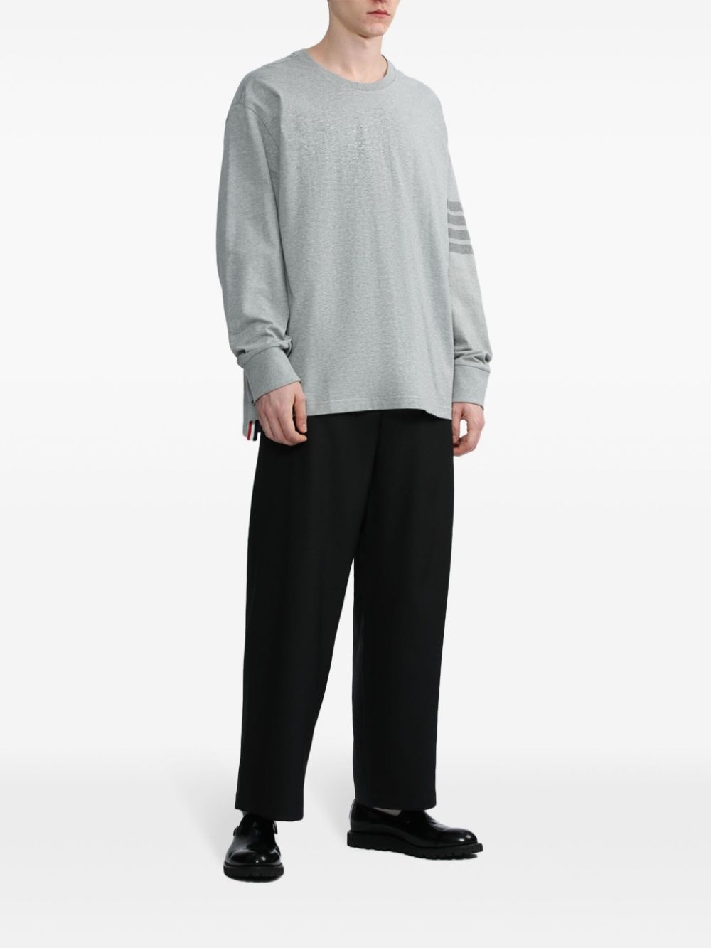 tonal 4-Bar rugby T-shirt - 2