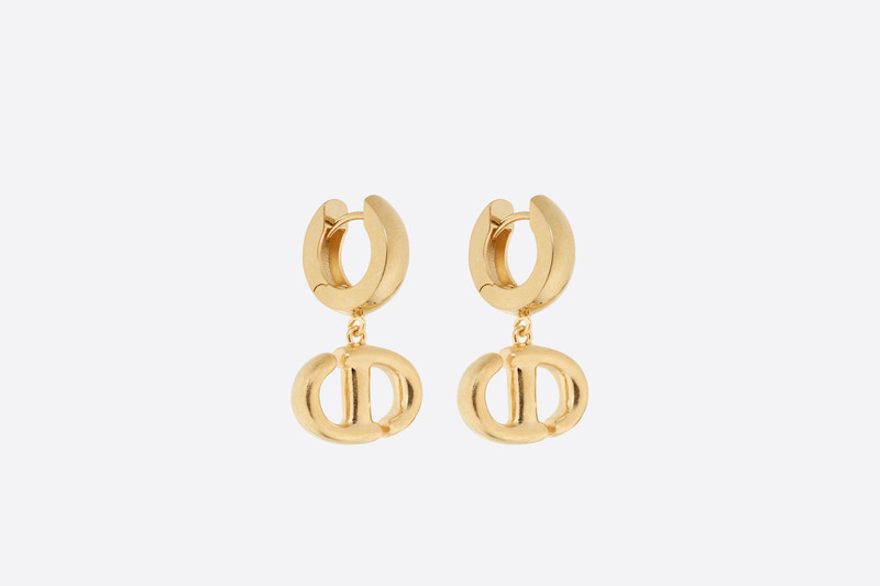CD Navy Earrings 1