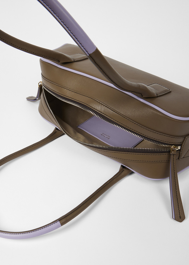Women's Tan Leather Shoulder Bag 6