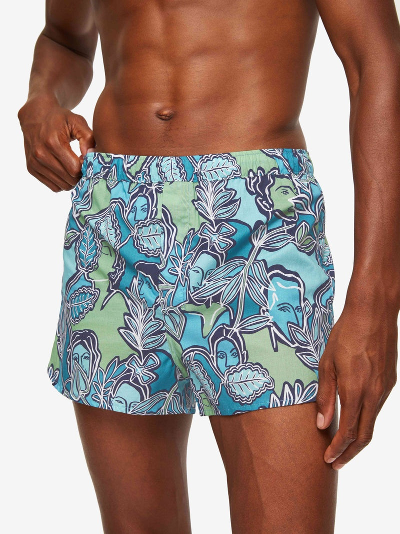 Men's Modern Fit Boxers Ledbury 57 Cotton Batiste Multi 2