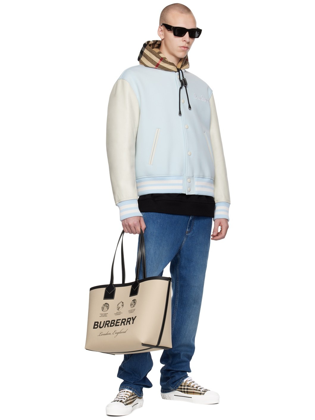 Beige Medium London Tote - 4