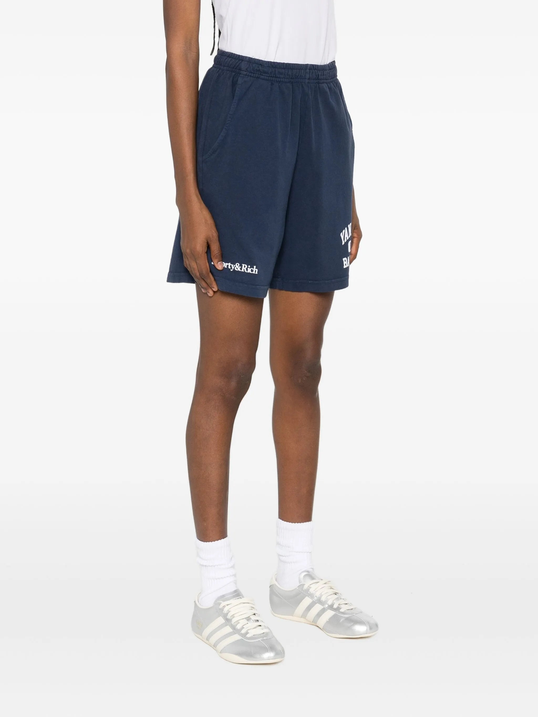 Sporty & Rich Logo-print Shorts - 5