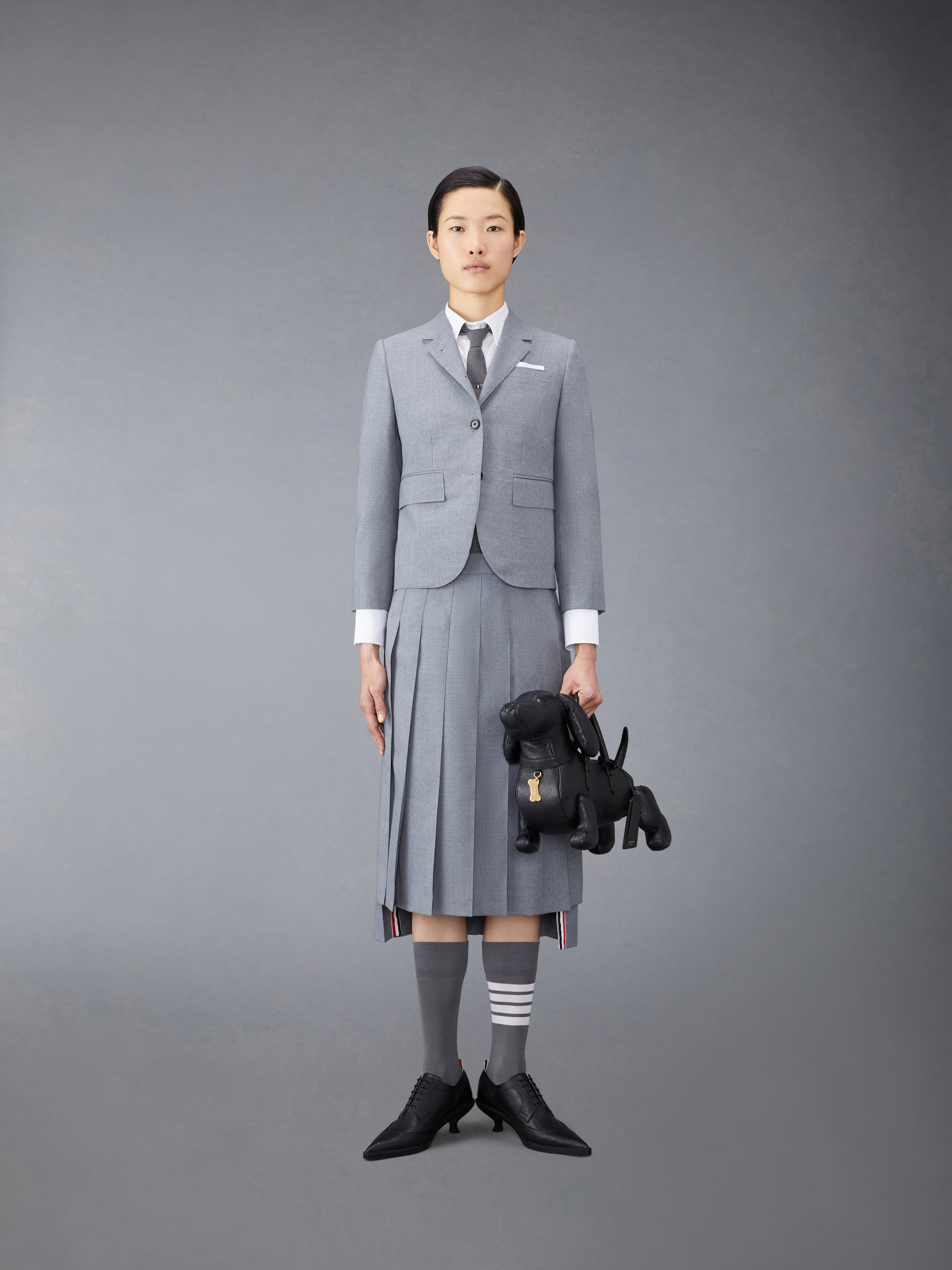 Plain Weave School Uniform Slim Fit Sport Coat - 3