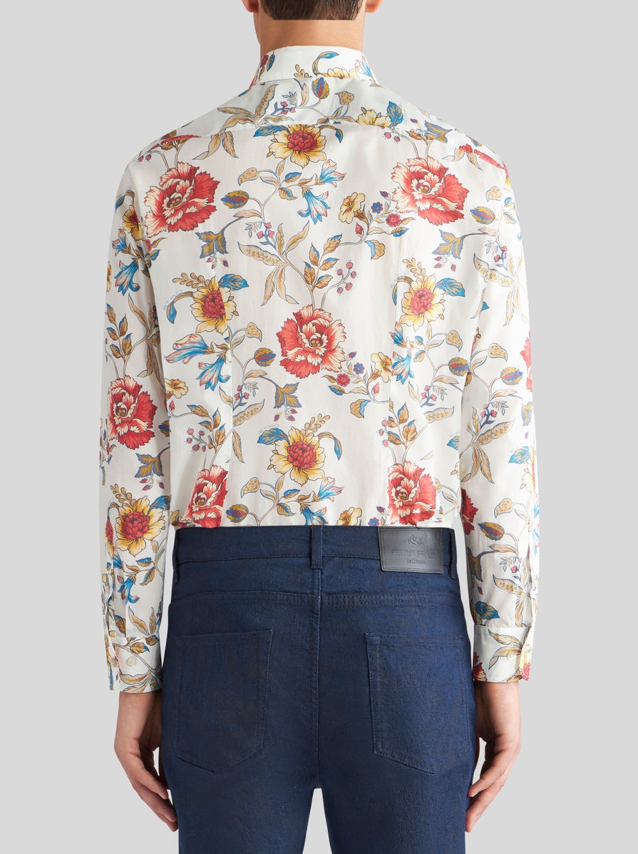 FLORAL COTTON SHIRT - 4