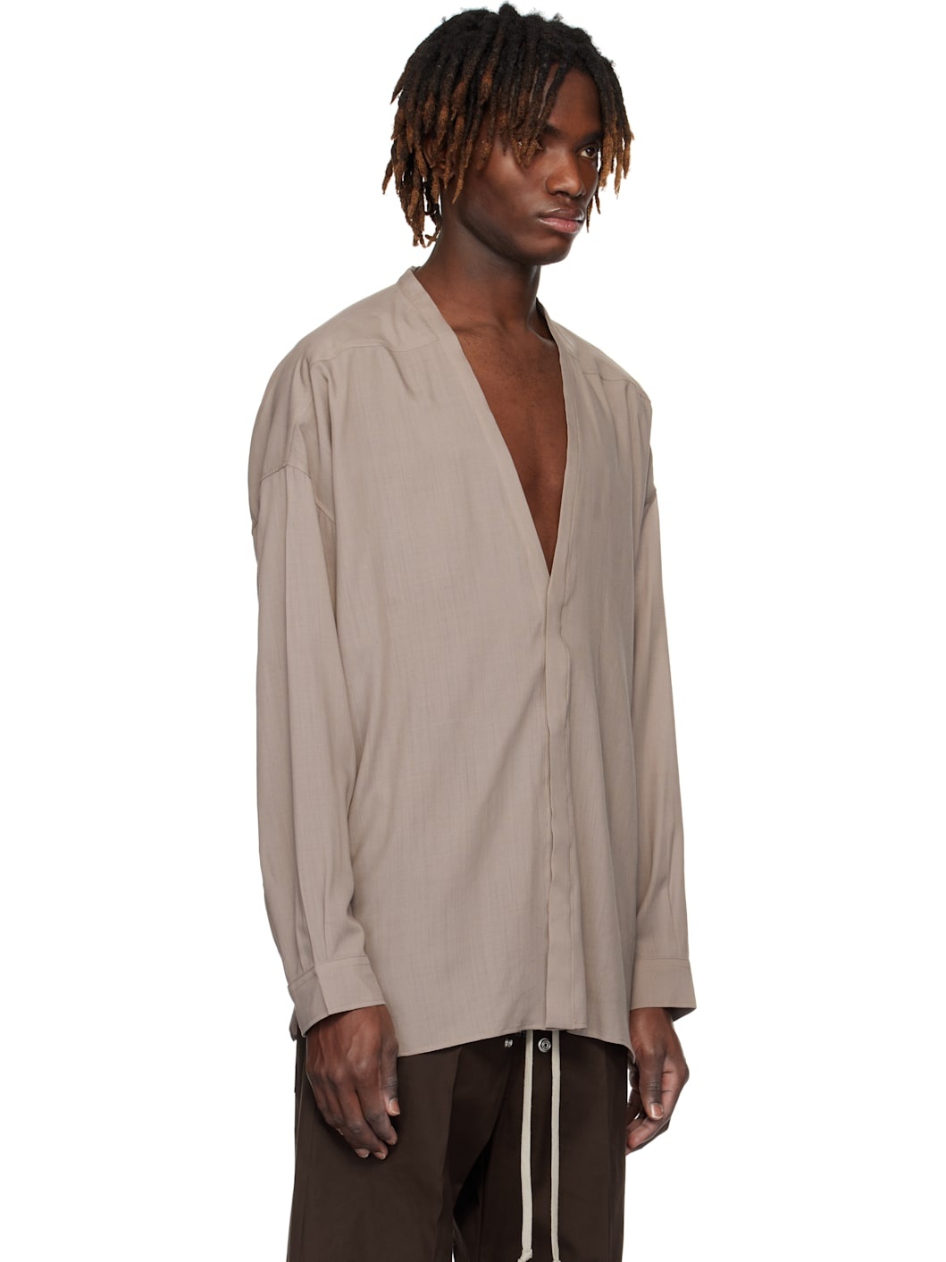 Taupe Hollywood Lido Larry Shirt - 2
