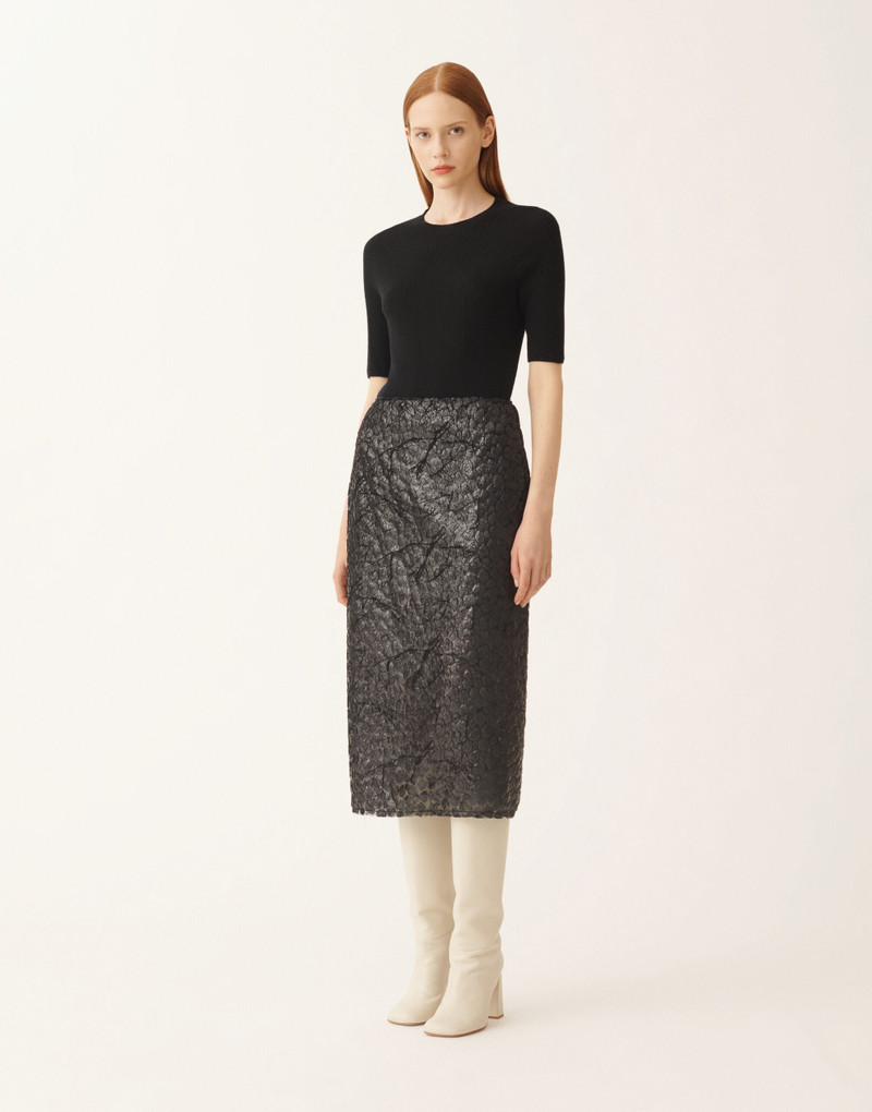 Devoré velvet skirt 3