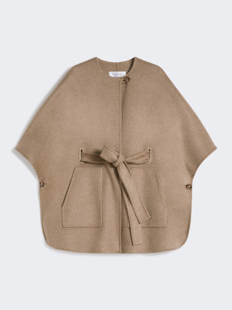 RING Cashmere cape with belt 1