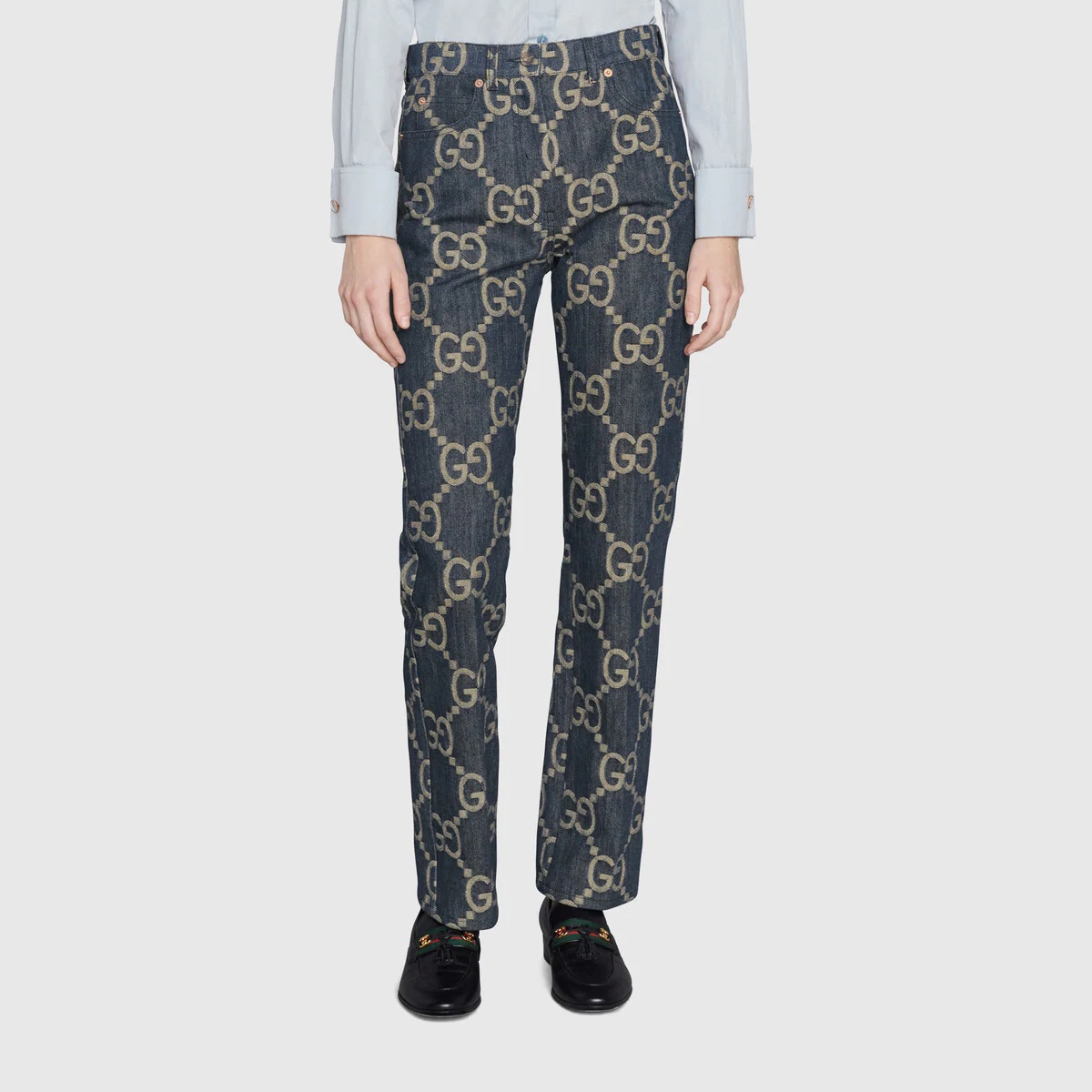 Jumbo GG denim pants - 3