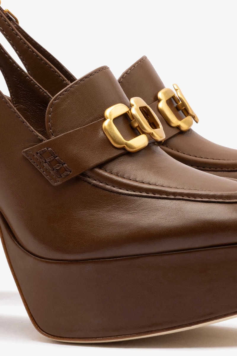 Harrington Hi Loafer In Burnt Umber Leather 4