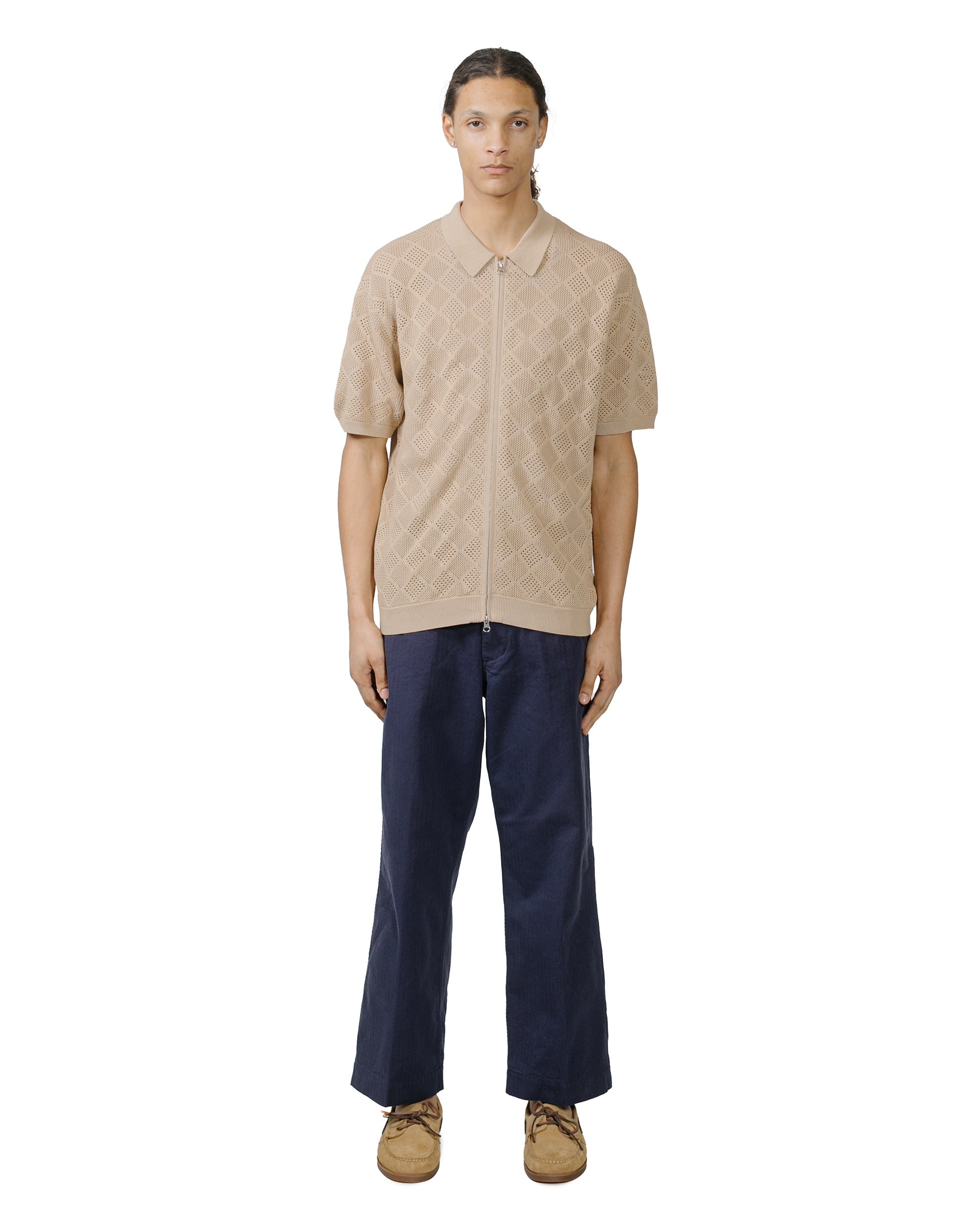MIL Trousers Herringbone Navy - 4