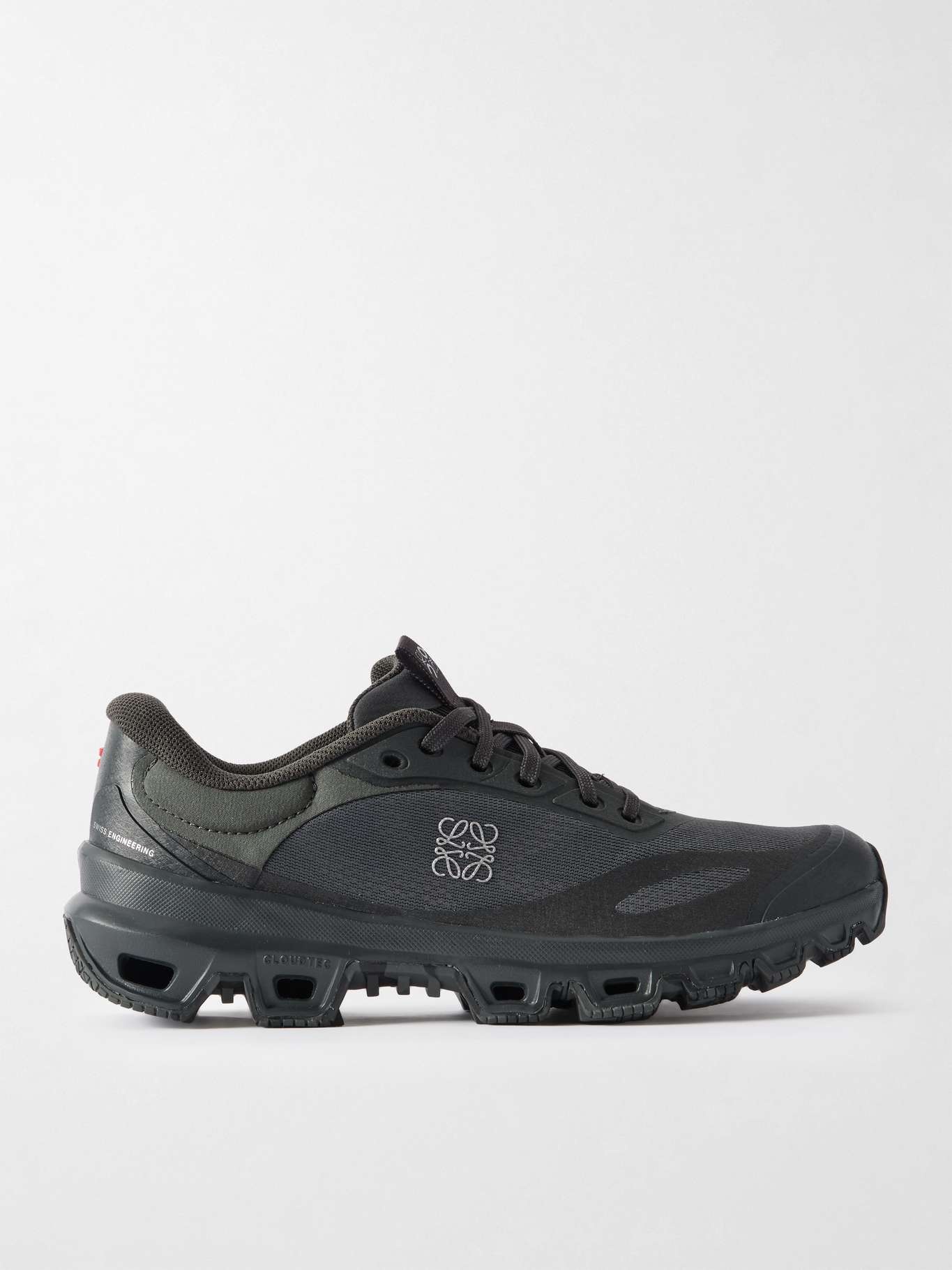 + ON CLOUDVENTURE 2.0 rubber-trimmed paneled recycled-mesh sneakers Gunmetal - 1