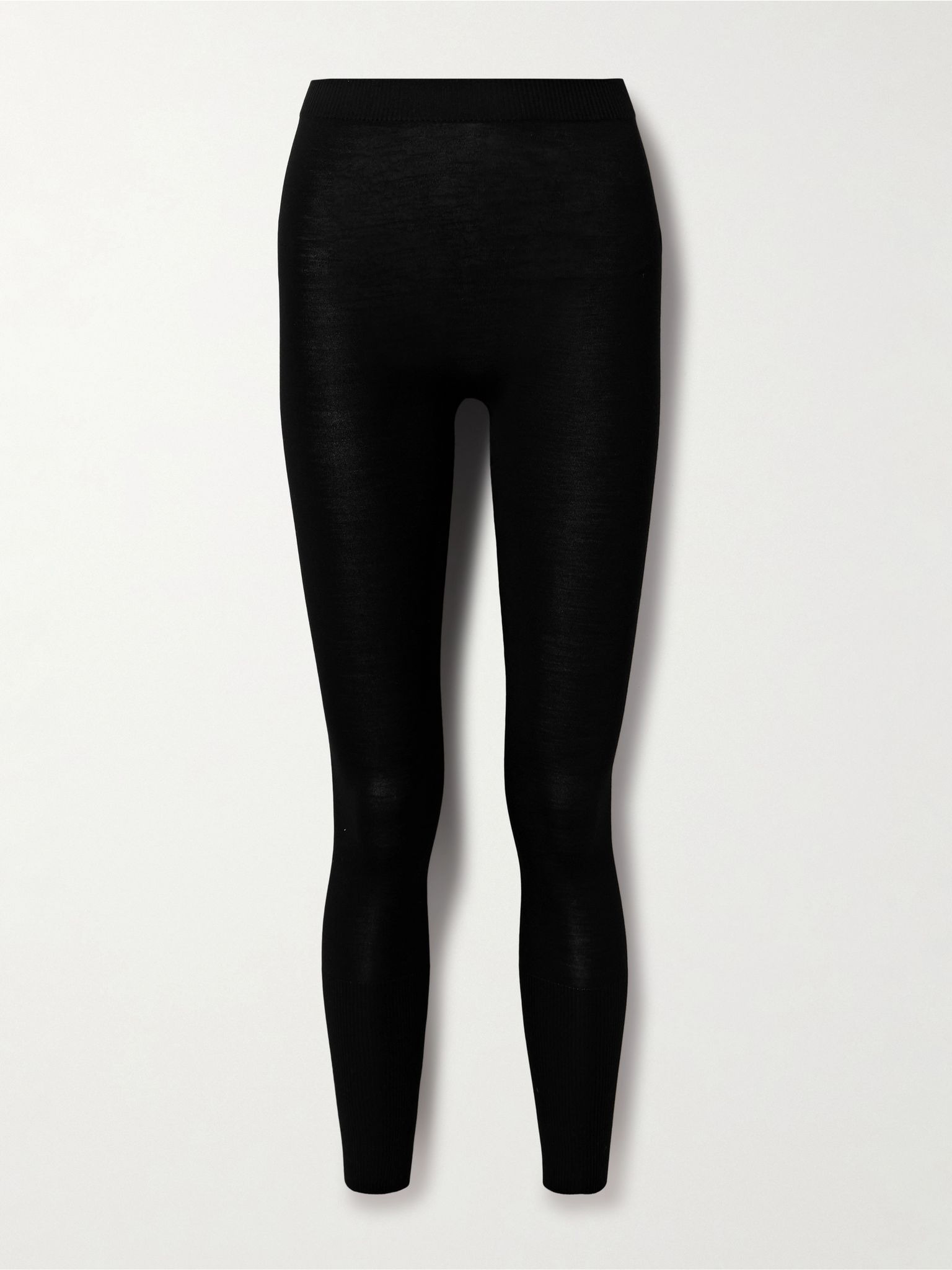 Wool-blend leggings Black - 1