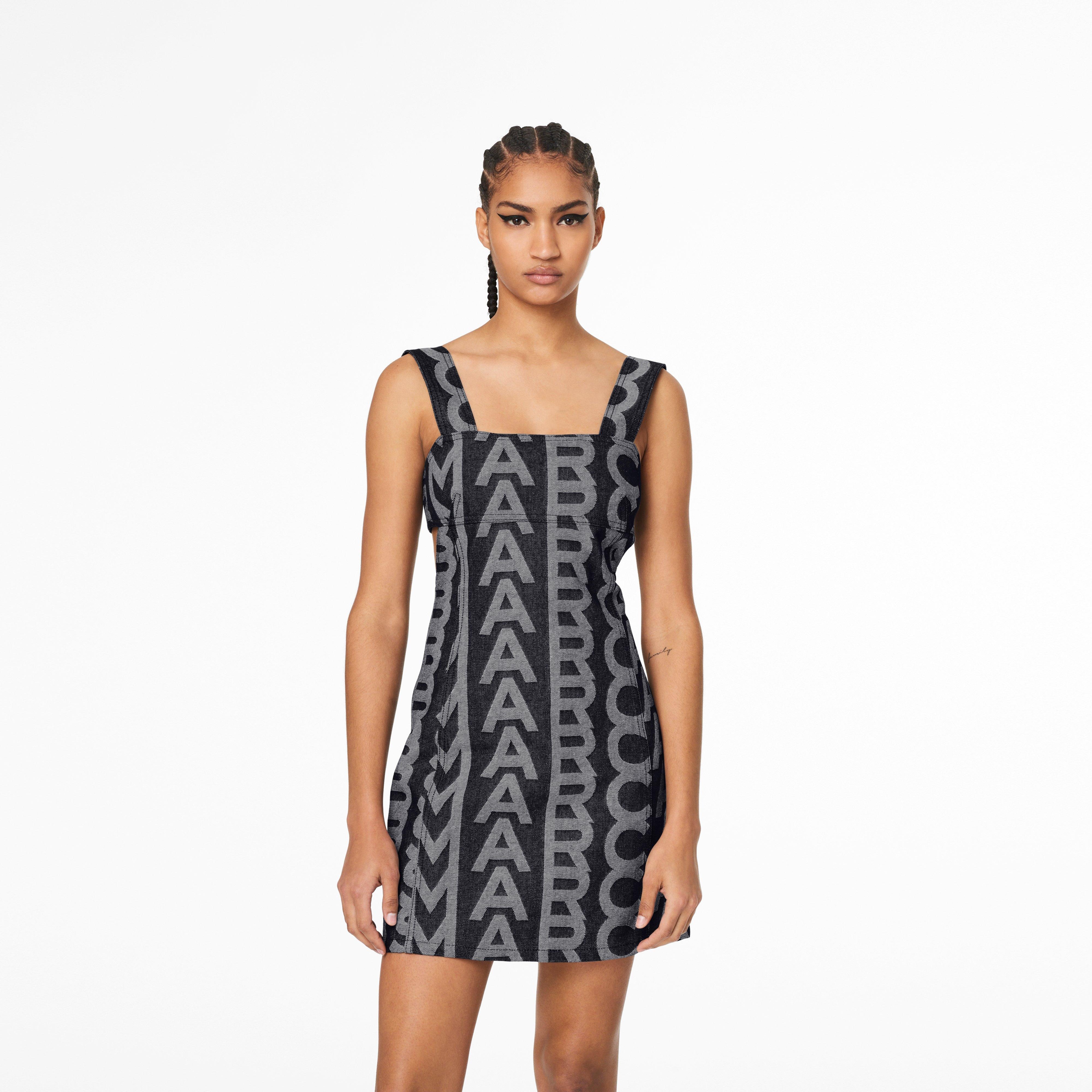 THE MONOGRAM DENIM CUTOUT DRESS - 5