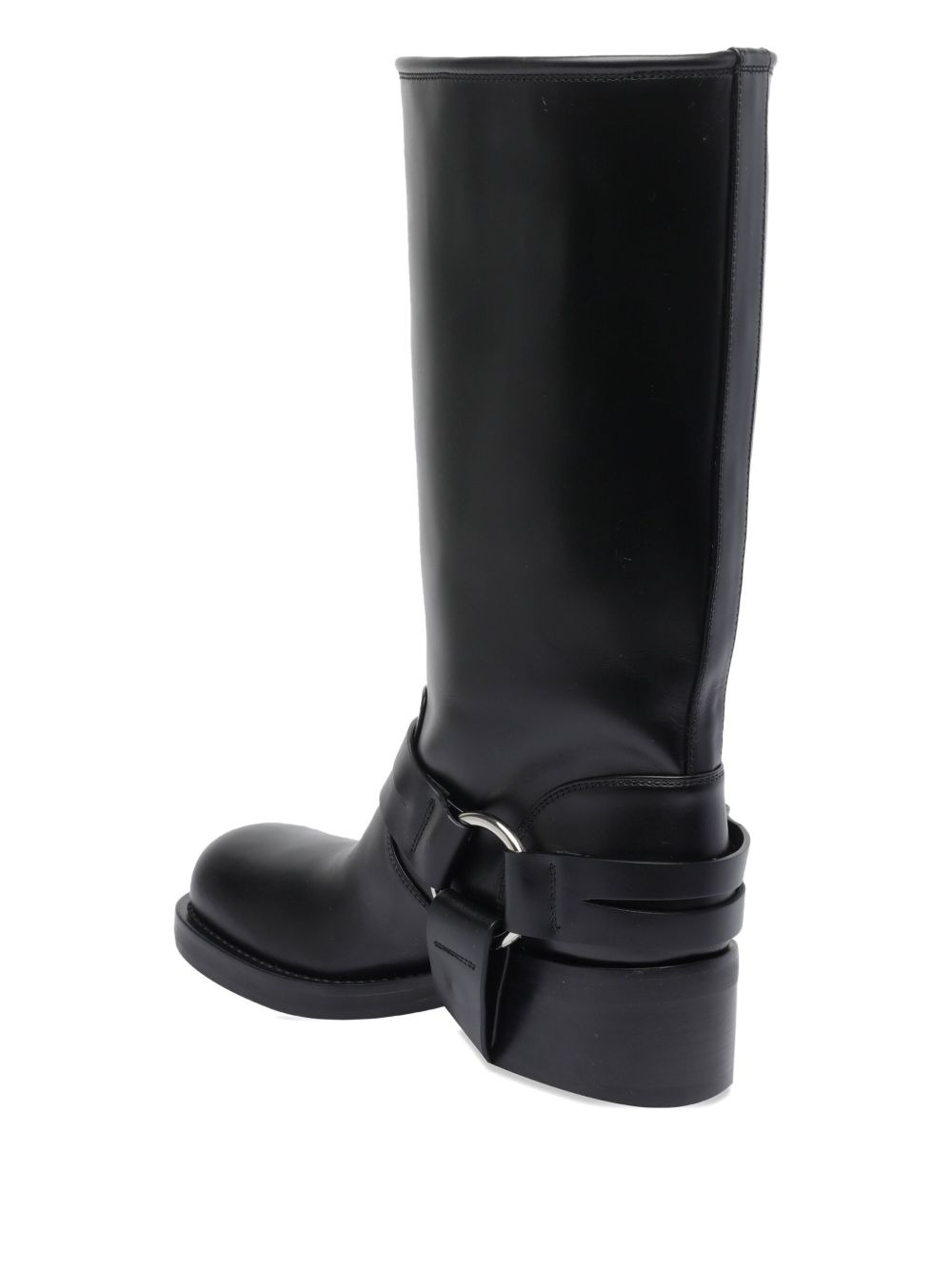 50mm Double Heart leather boots - 4